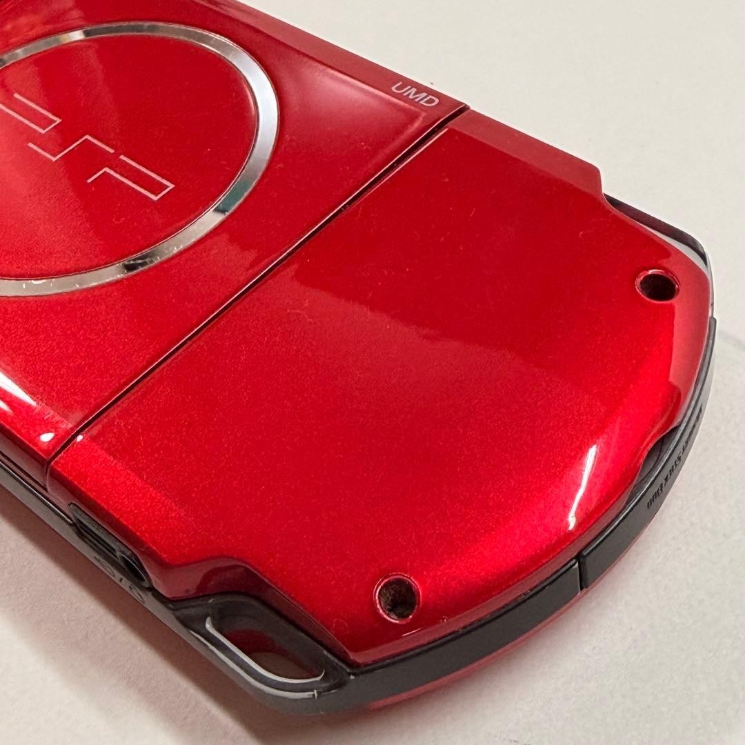 Sony PSP-3000 PSP 3000 Console Radiant Red Working Tested English language