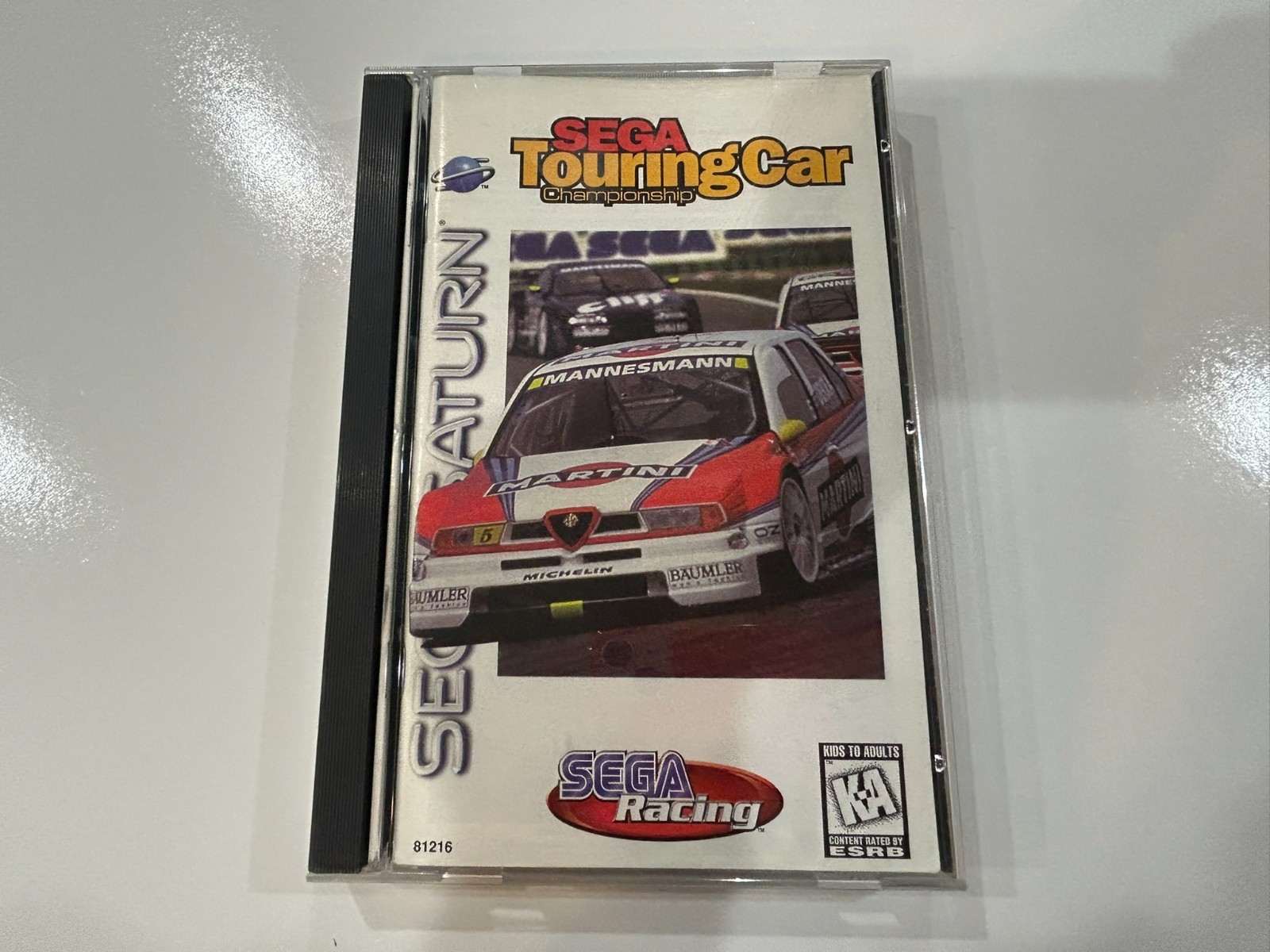 Sega Touring Car Championship (Sega Saturn, 1997) CIB Complete in Box NR MINT
