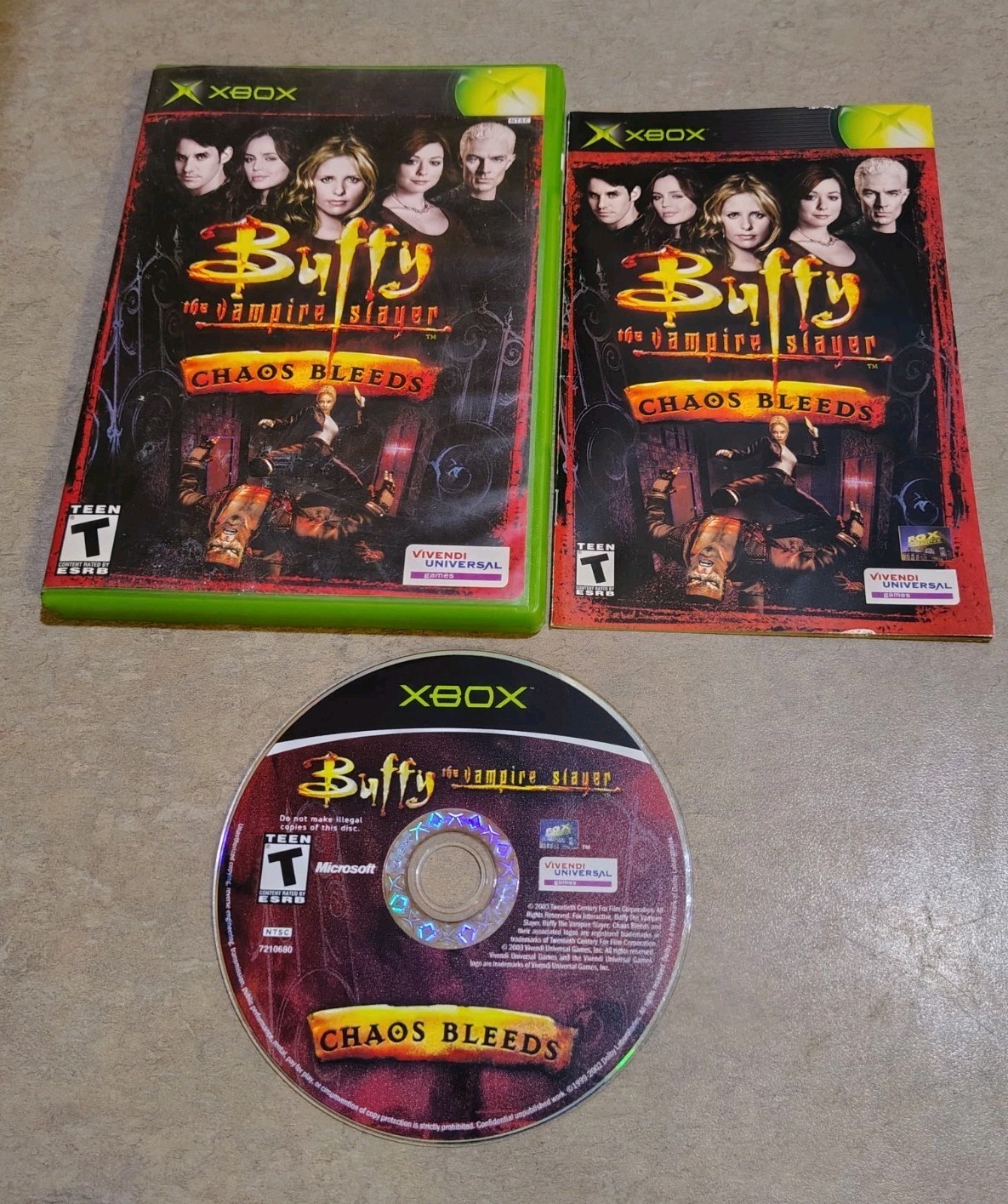 XBox Buffy the Vampire Slayer Chaos Bleeds – Complete Authentic Tested 🔥🎮😎