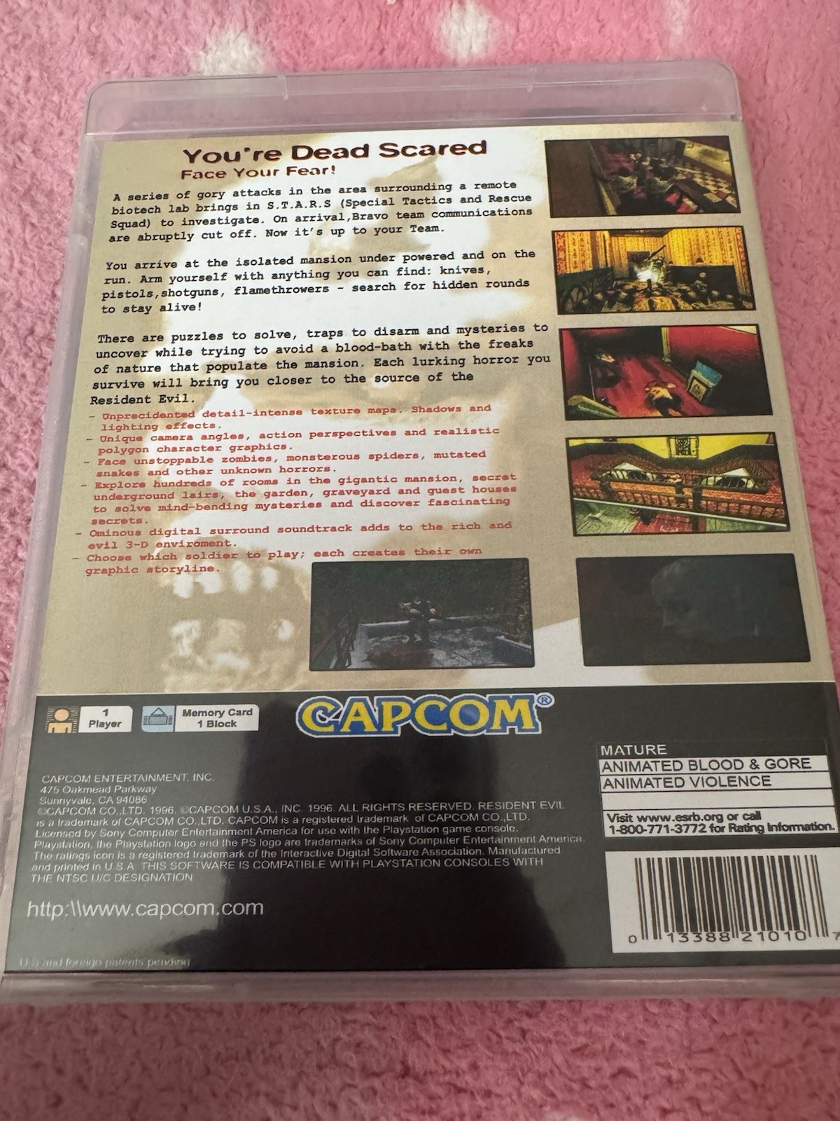 Resident Evil (Sony PlayStation 1, 1996)