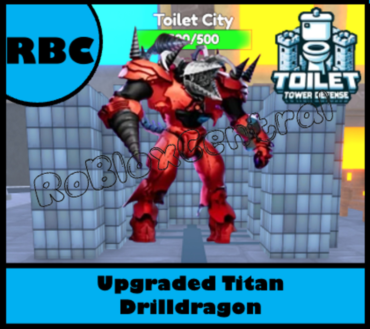 UPGRADED TITAN DRILLDRAGON – CHEAP TOILET TOWER DEFENSE – TTD UNIT