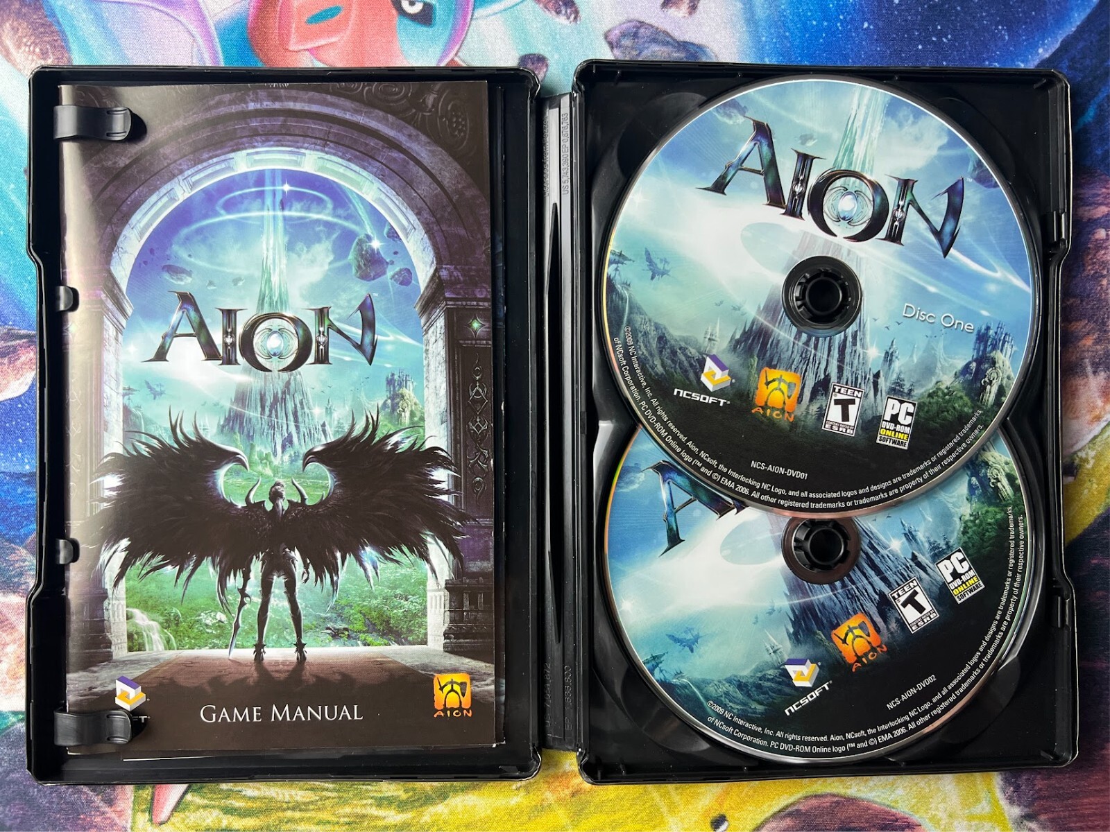 Aion (PC DVD-Rom, 2009, 2-Discs) Steelbook Edition Complete w/Game manual !
