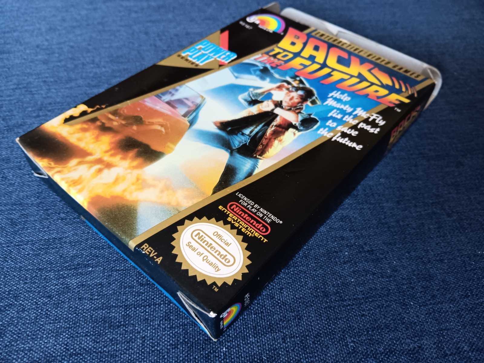 Back to the Future (LJN, 1989) NES Game w/ Box & Manual ~ Tested & Working