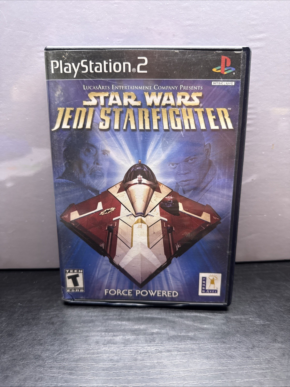 Star Wars Jedi Starfighter Black Label Sony PS2 Free Shipping