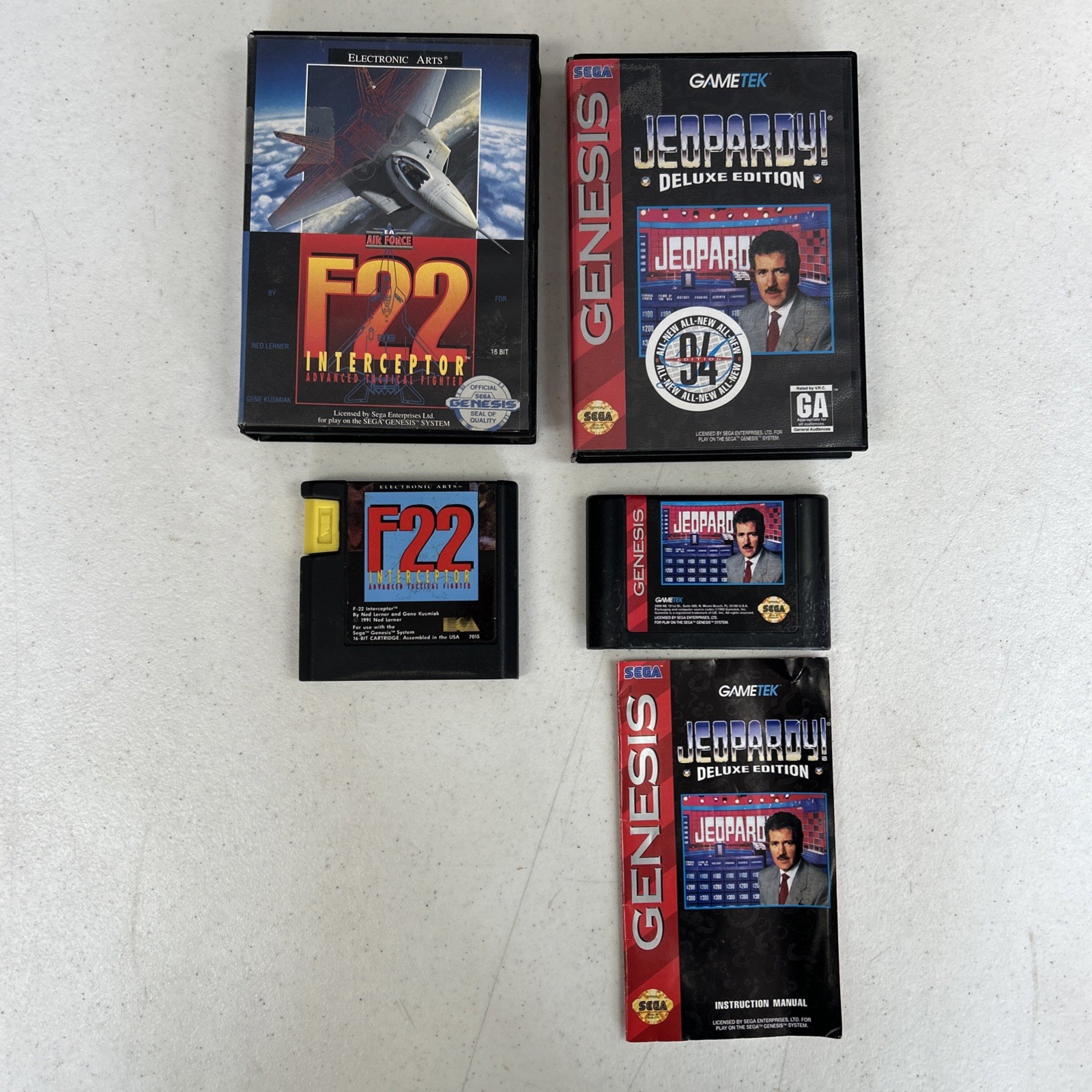 Lot Of 10 Sega Genesis Video Games PTO Shaq Fu Lion King