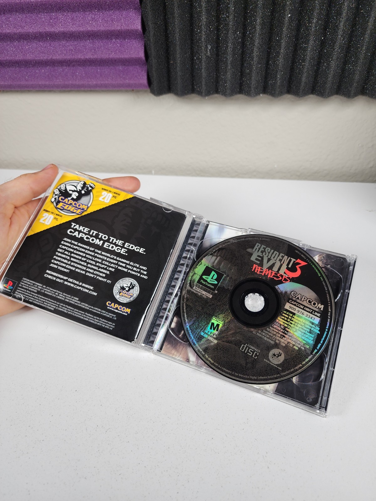 RESIDENT EVIL 3 NEMESIS – Playstation 1 PS1 GAME w/ DEMO & Reg Card – *TESTED*
