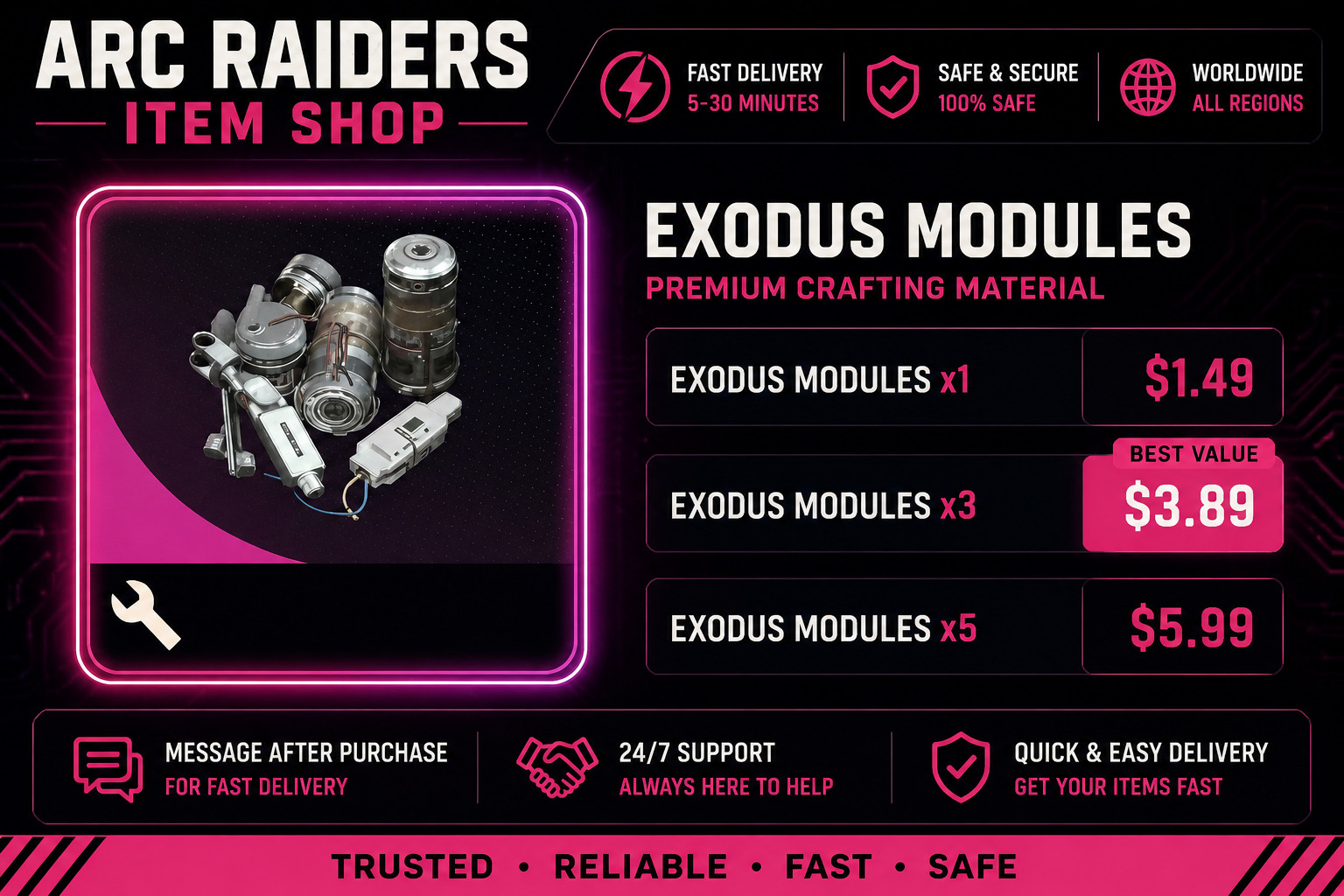 ⚡️ARC RAIDERS GOOP STORE | Digital in Game Items for PC,PS5, & XBOX X|S.