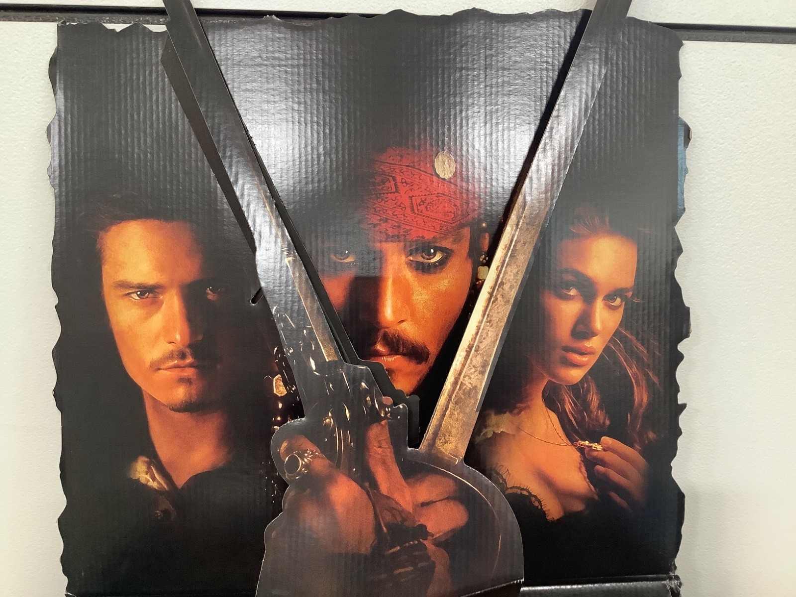 Disney 5 Ft pirates of the Caribbean legend of Jack Sparrow game Store Standee
