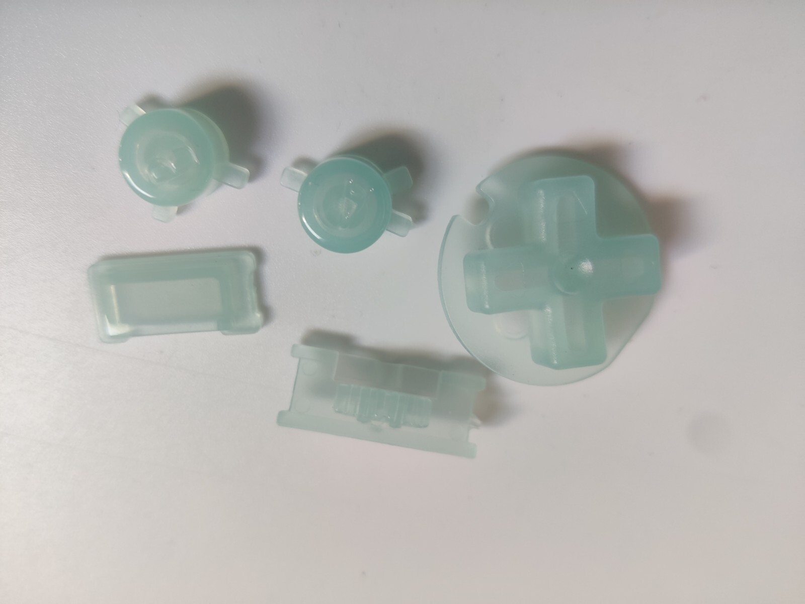 Ice Blue Replacement Button Set for Game Boy Color (GBC)