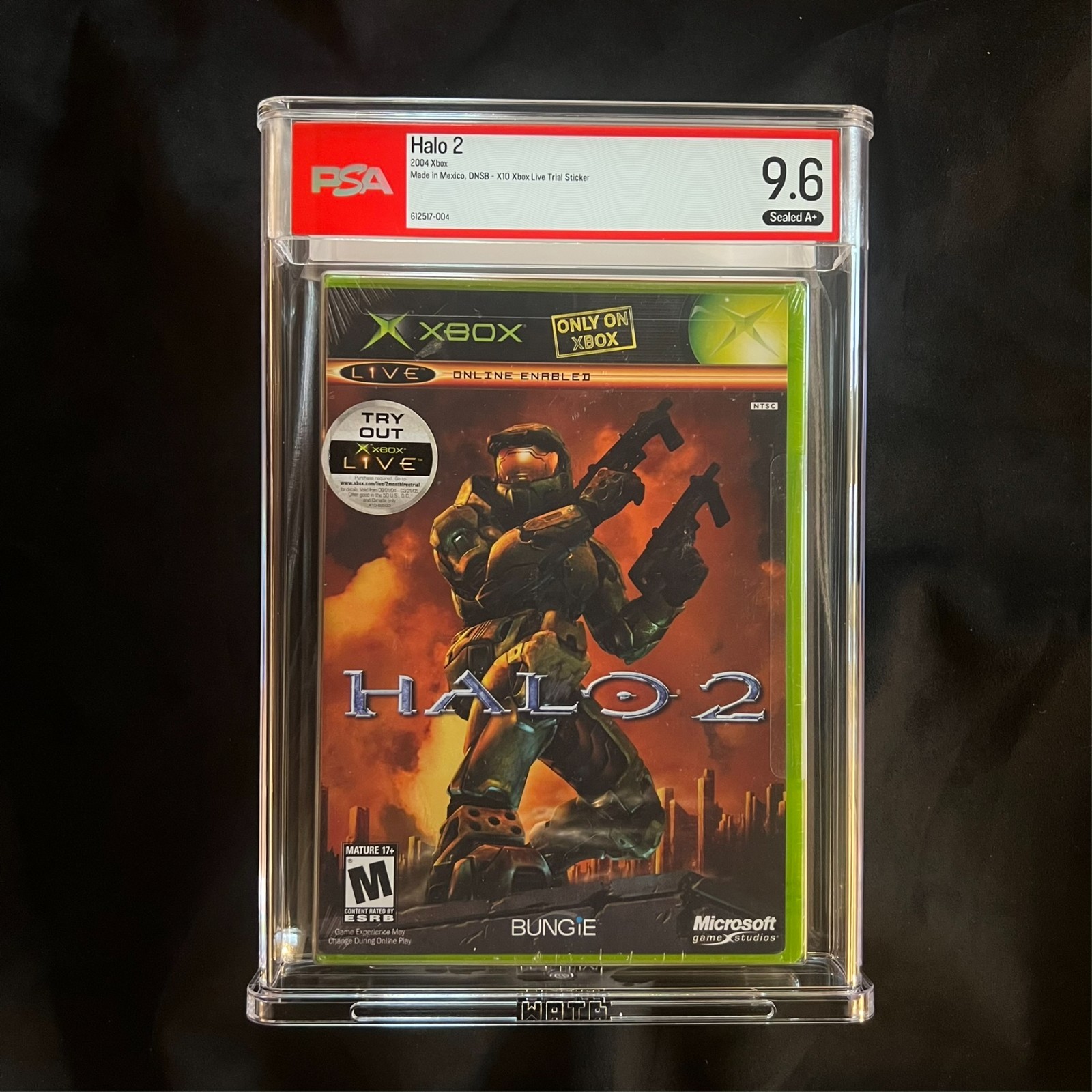 Halo 2 PSA 9.6 A+ 1st Print DNSB – Xbox – Not VGA/CGC/WATA