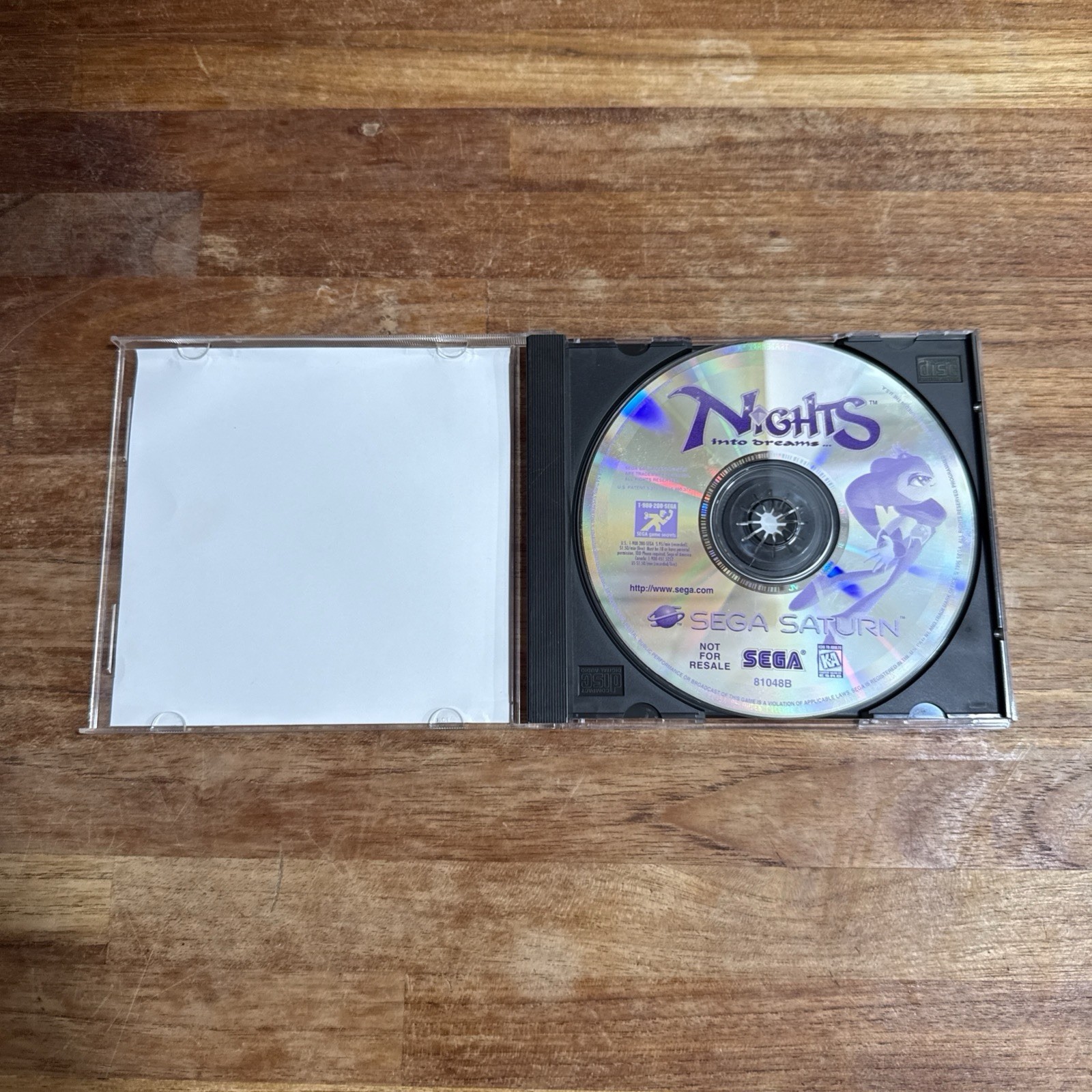 Nights Into Dreams – Sega Saturn (Not for Resale Version) US