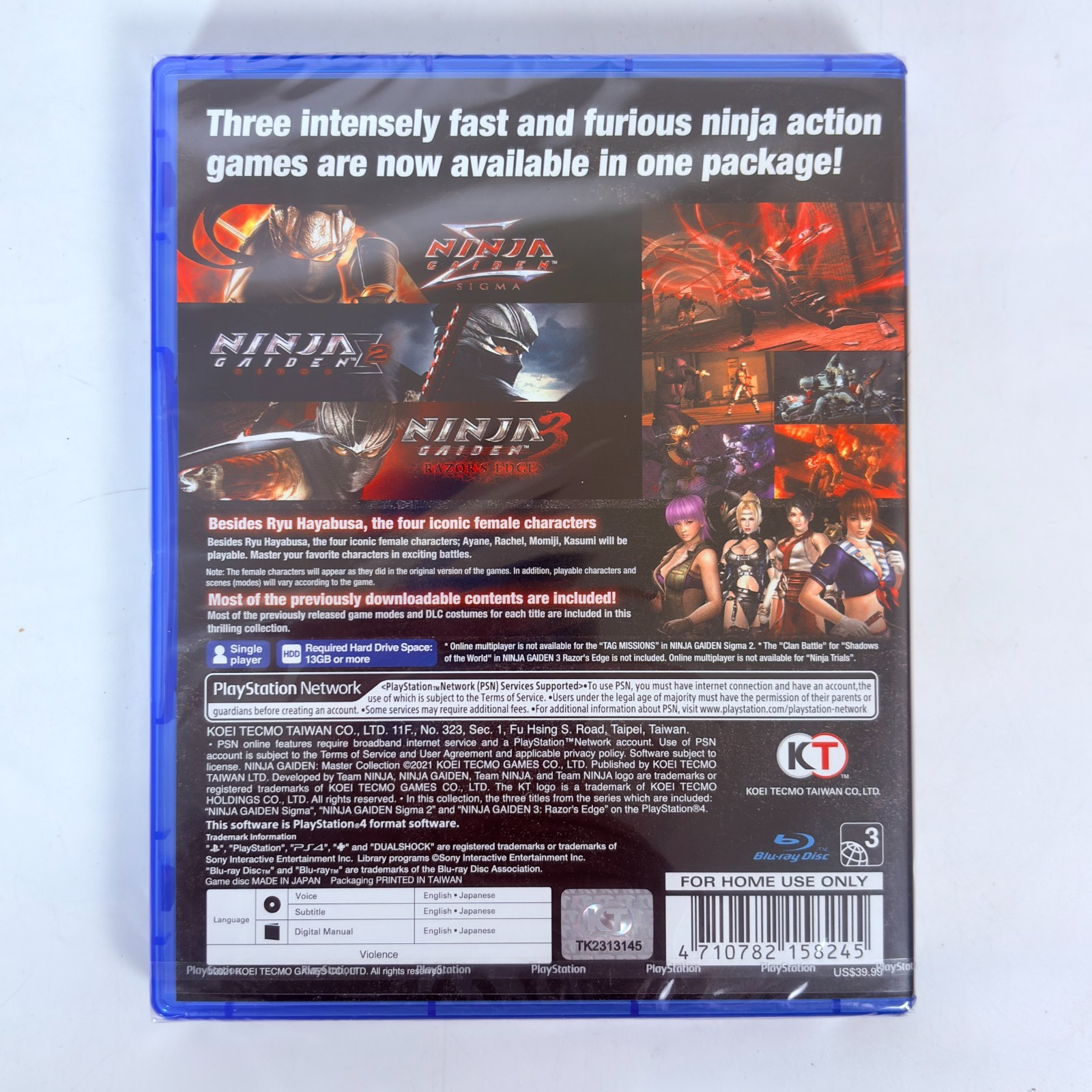 Ninja Gaiden Master Collection **PS4**NEW** Region Free Multi-Language