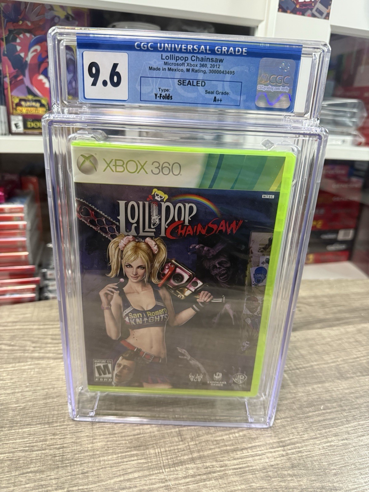 Lollipop Chainsaw Mircosoft Xbox 360 Brand New Graded CGC 9.6 Sealed A++