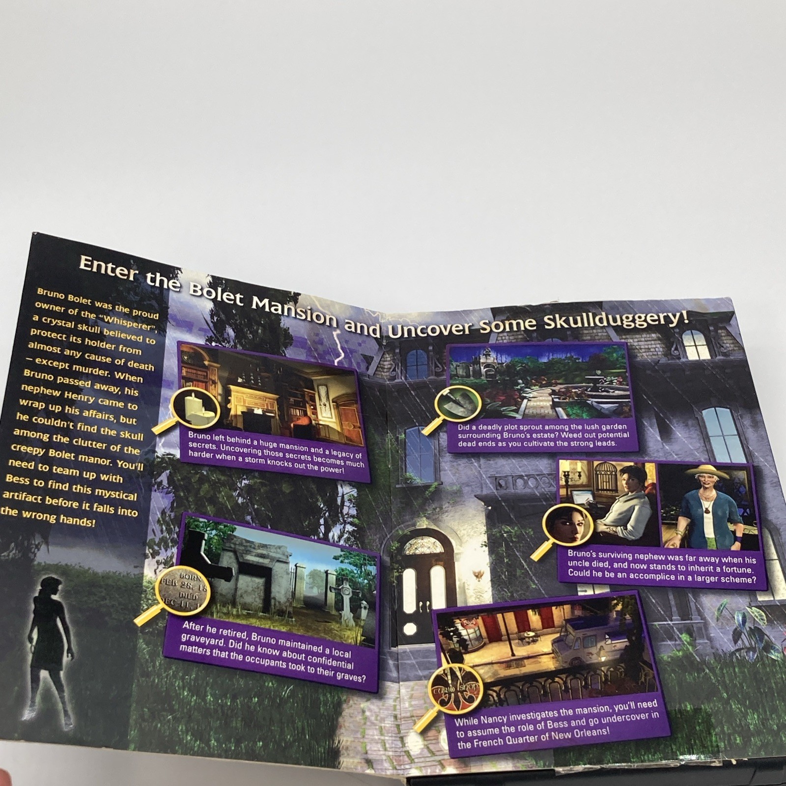Nancy Drew Legend of the Crystal Skull Mystery 17 PC CD 2007 Her Interactive CIB