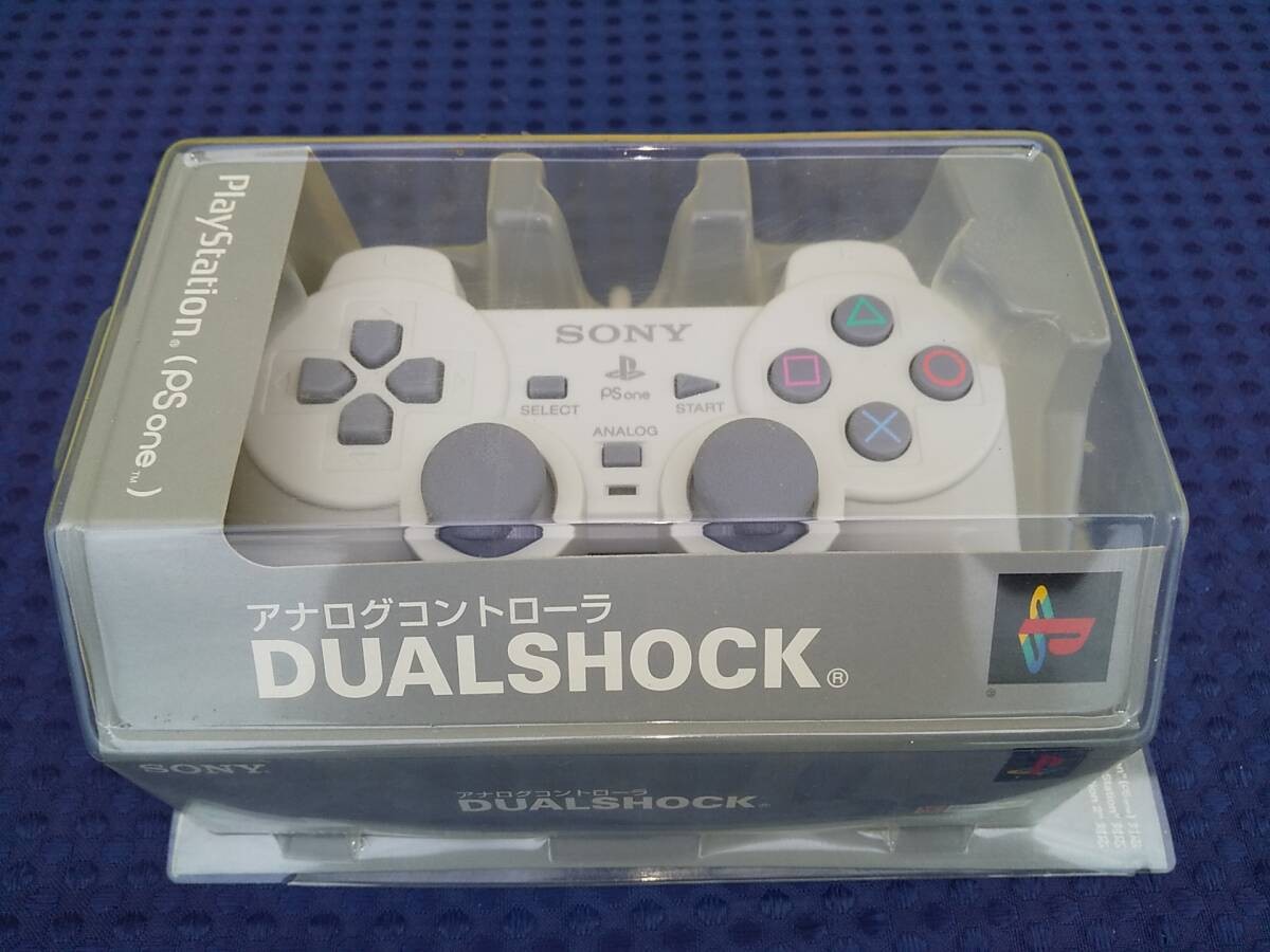 Sony PS One Controller Dualshock Light Gray SCPH-110 PlayStation PS1 PS2 JP NOS