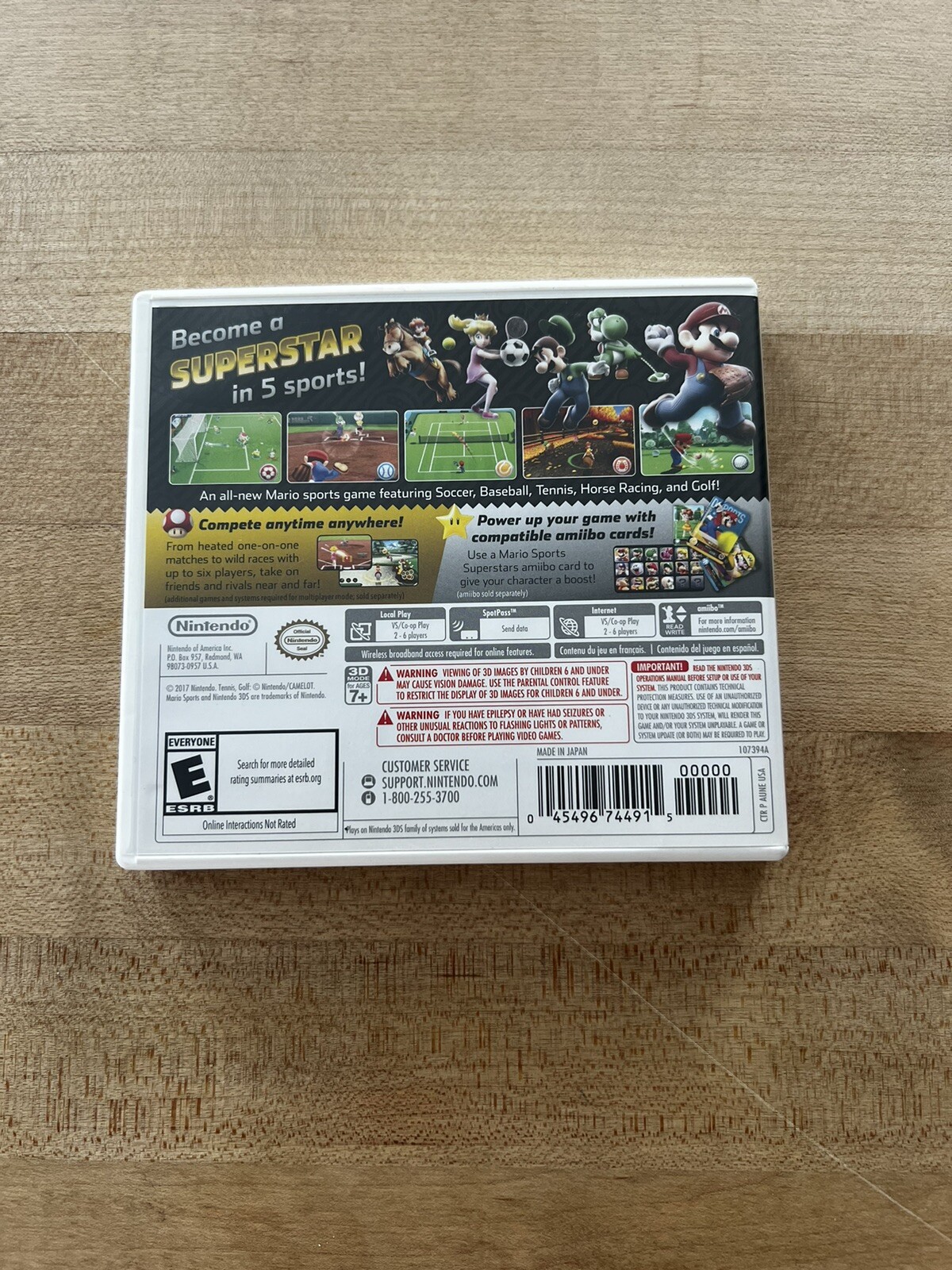 Mario Sports Superstars (Nintendo 3DS) Authentic Tested