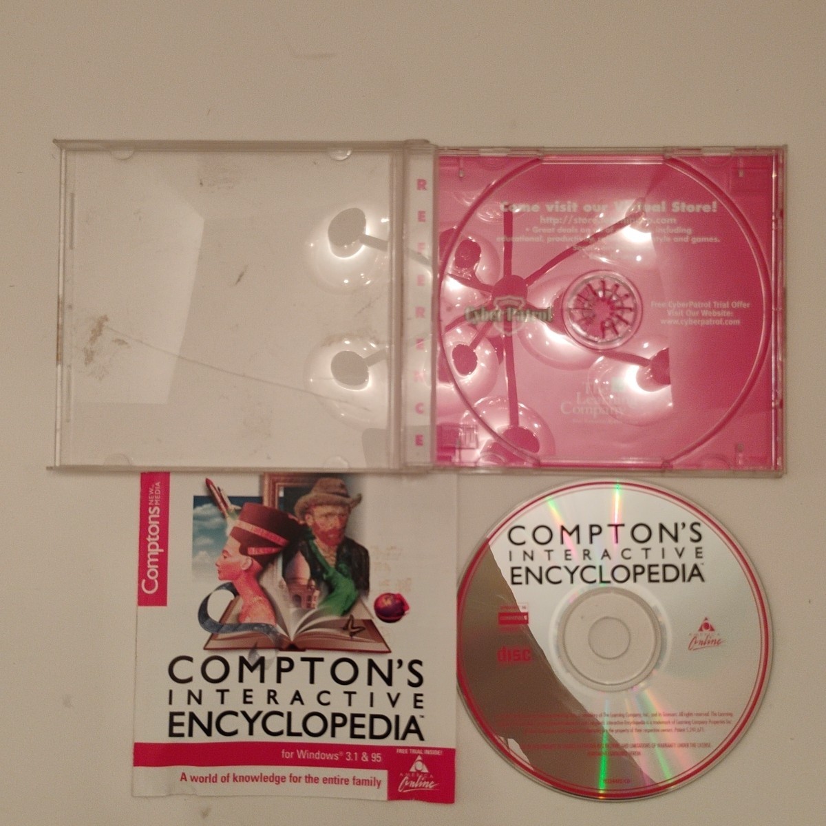 Compton’s Interactive Encyclopedia 1996 Win 3.1/95 PC CDROM Software US Version