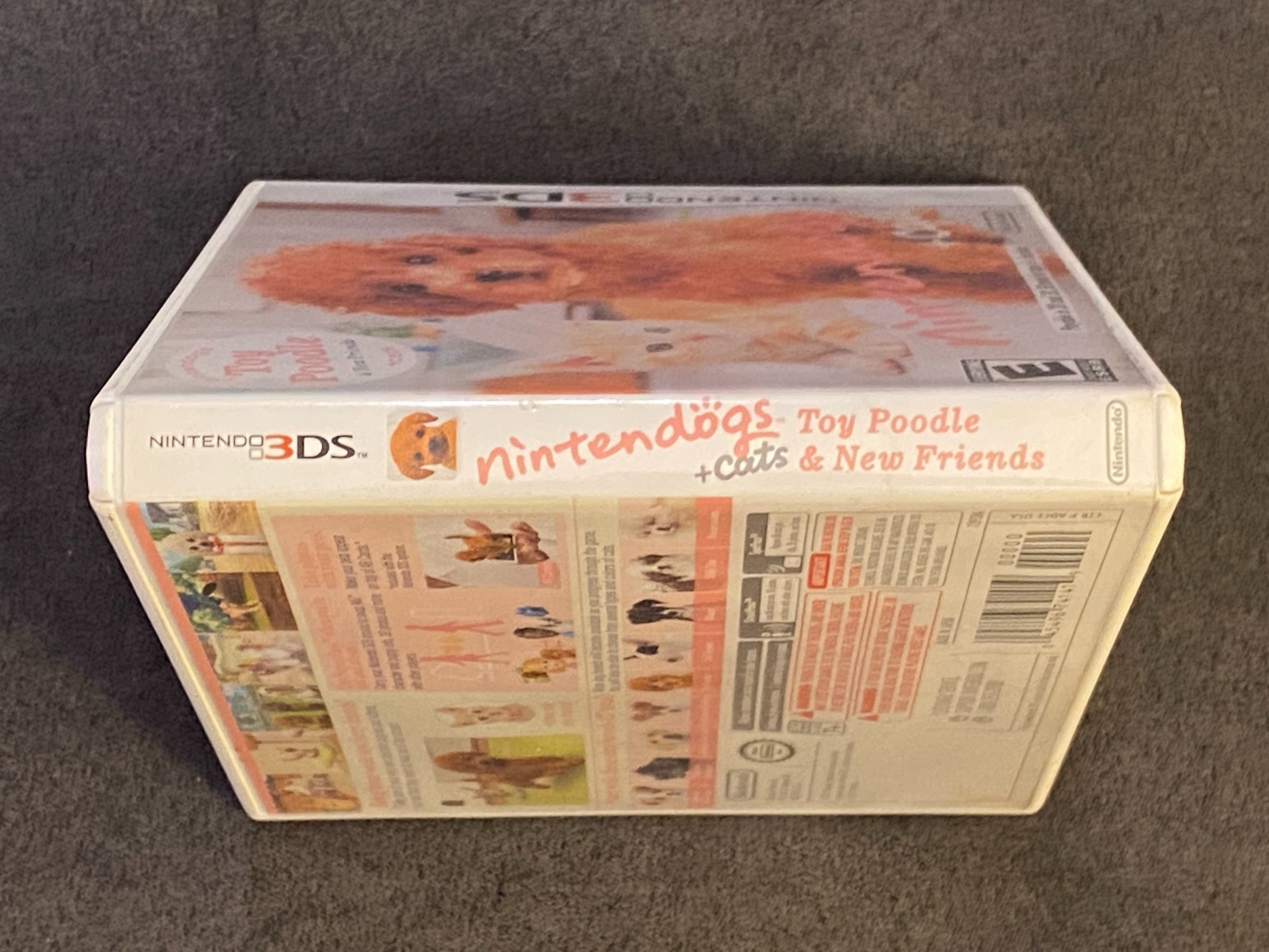 Nintendogs + Cats Toy Poodle & New Friends (Nintendo 3DS, 2011) CIB complete