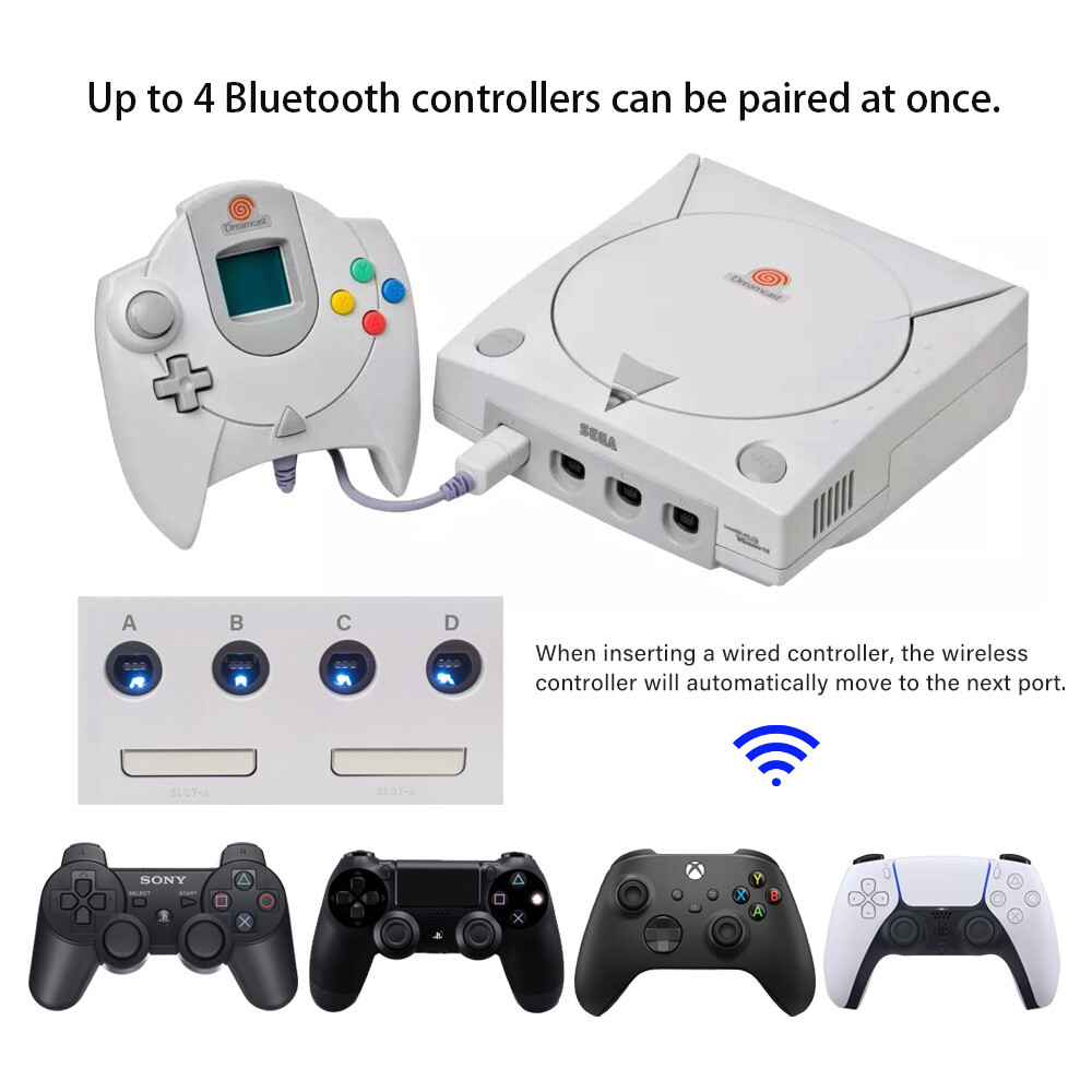 Wireless Bluetooth Internal Adapter iBlueControlMod For SEGA Dreamcast Console