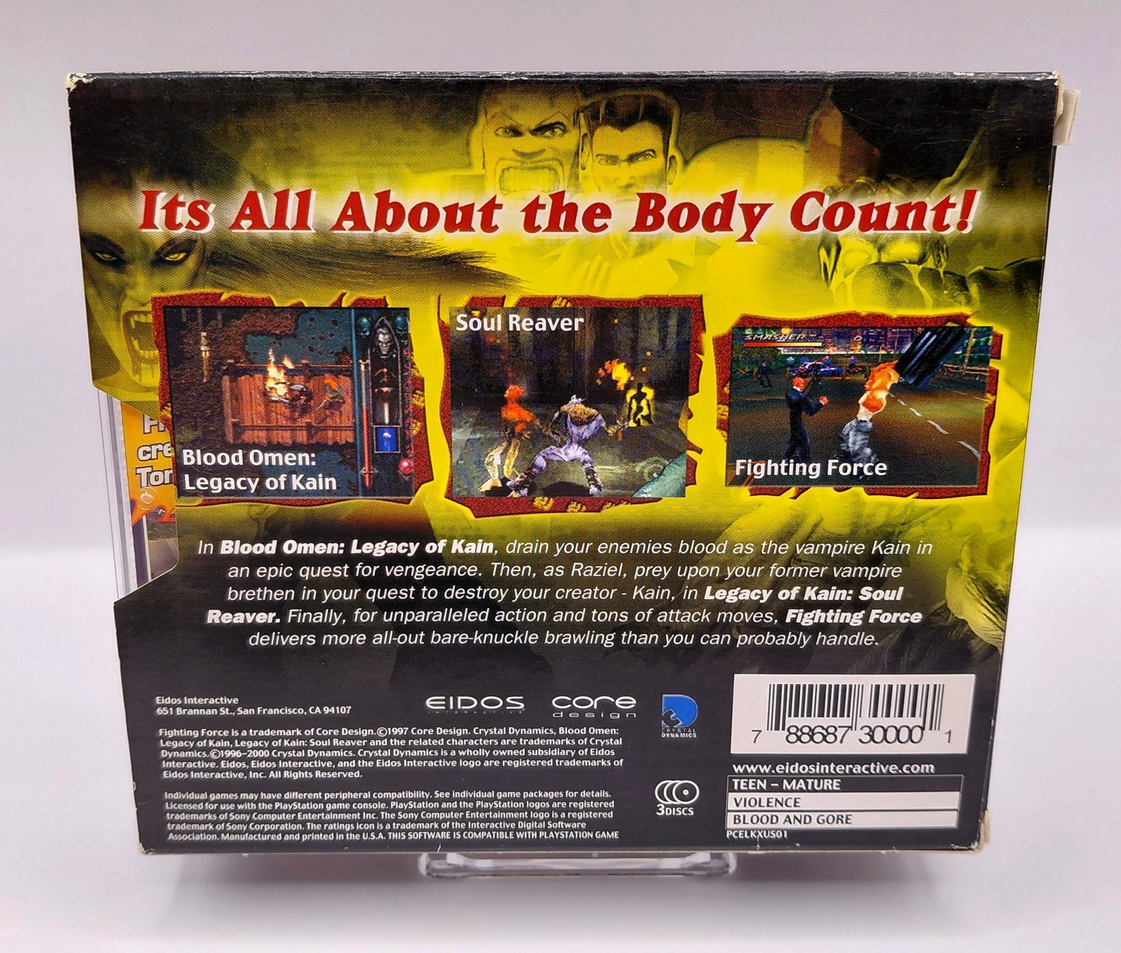 Eidos Collectors’ Edition (Sony PlayStation 1, 2002) – CIB