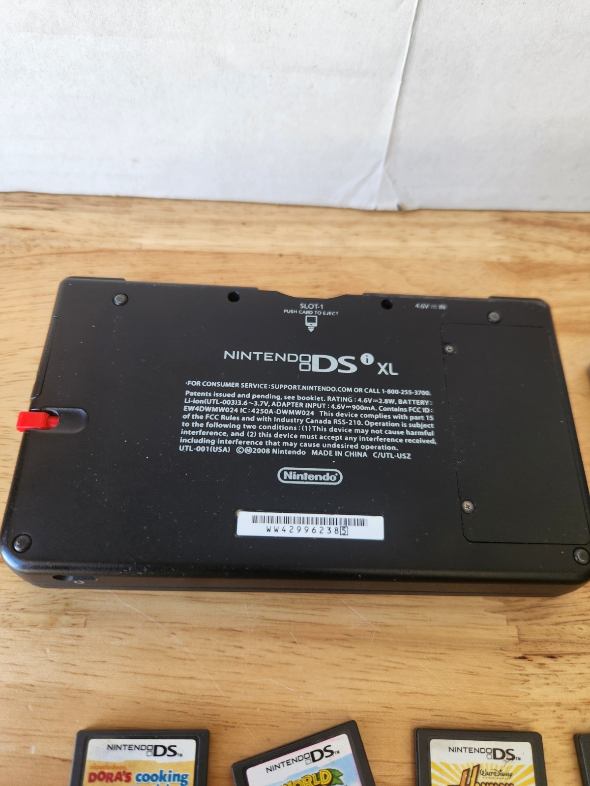 Nintendo DSi XL – Mario Bros 25th Anniversary Edition – TESTED WORKING + 4 Games