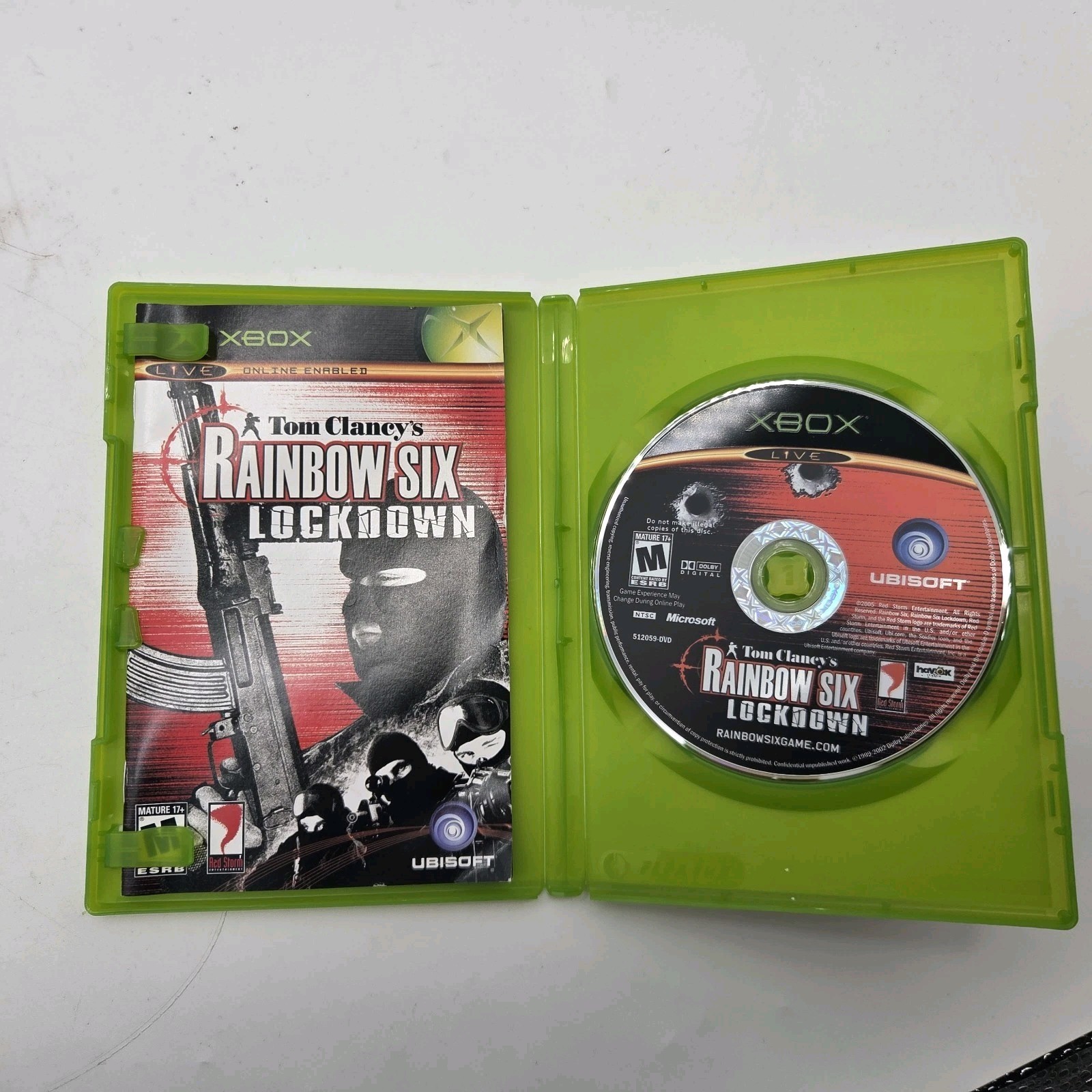 Tom Clancy Splinter Cell Chaos Theory Rainbow XBOX Games Lot Collection Bundle