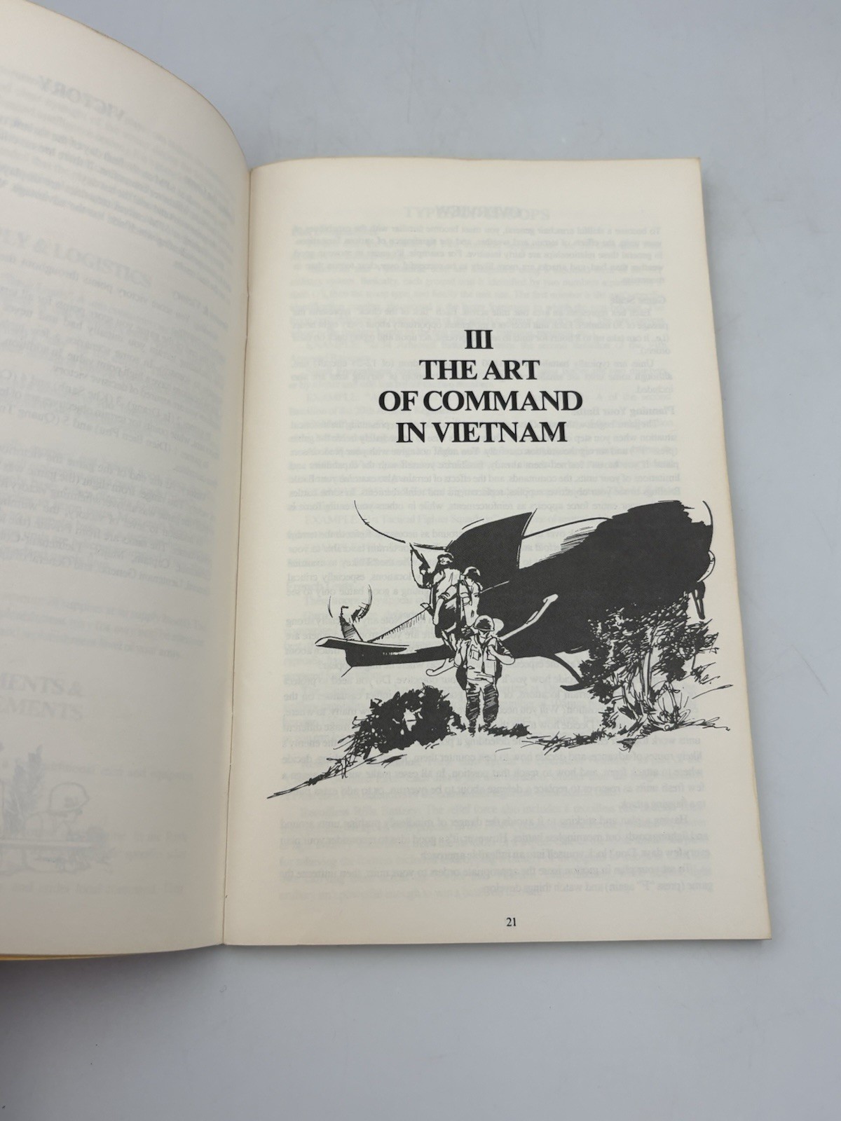 CONFLICT IN VIETNAM Game Manual ONLY Commodore 64 Apple II Atari 400/800/1200