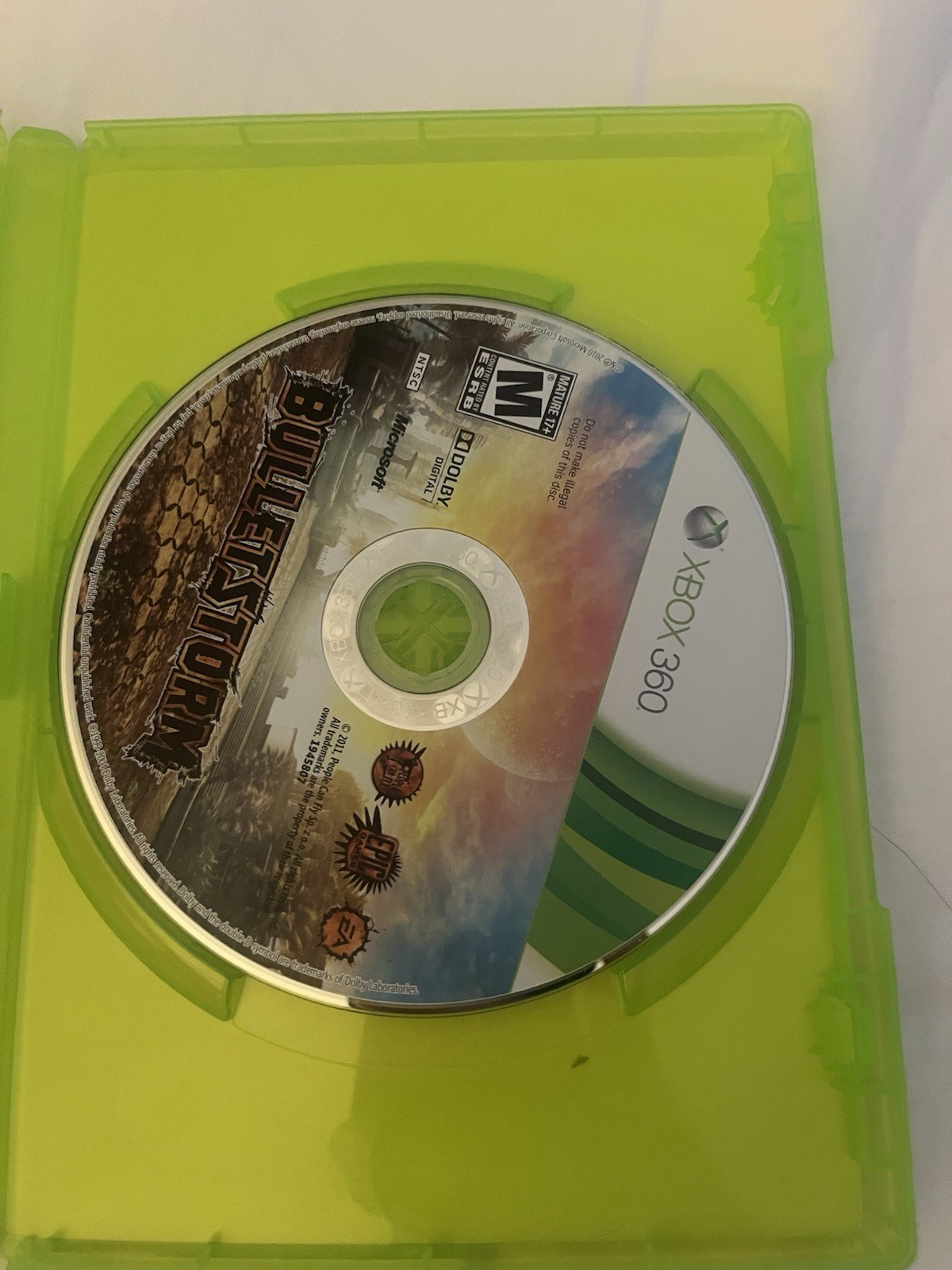 Microsoft Xbox 360 Bulletstorm Epic Edition Complete In Box Tested and Works