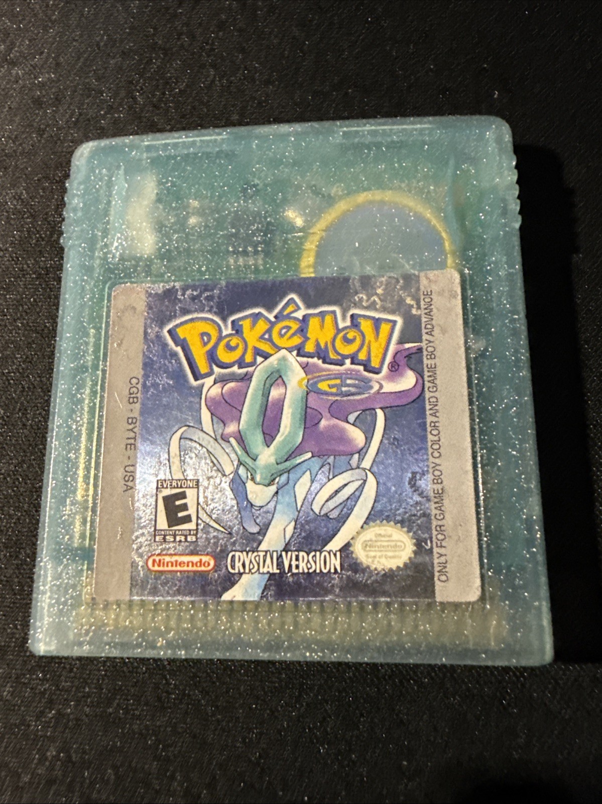 Pokemon Crystal Nintendo Gameboy Color Authentic Tested Working – Dry Battery