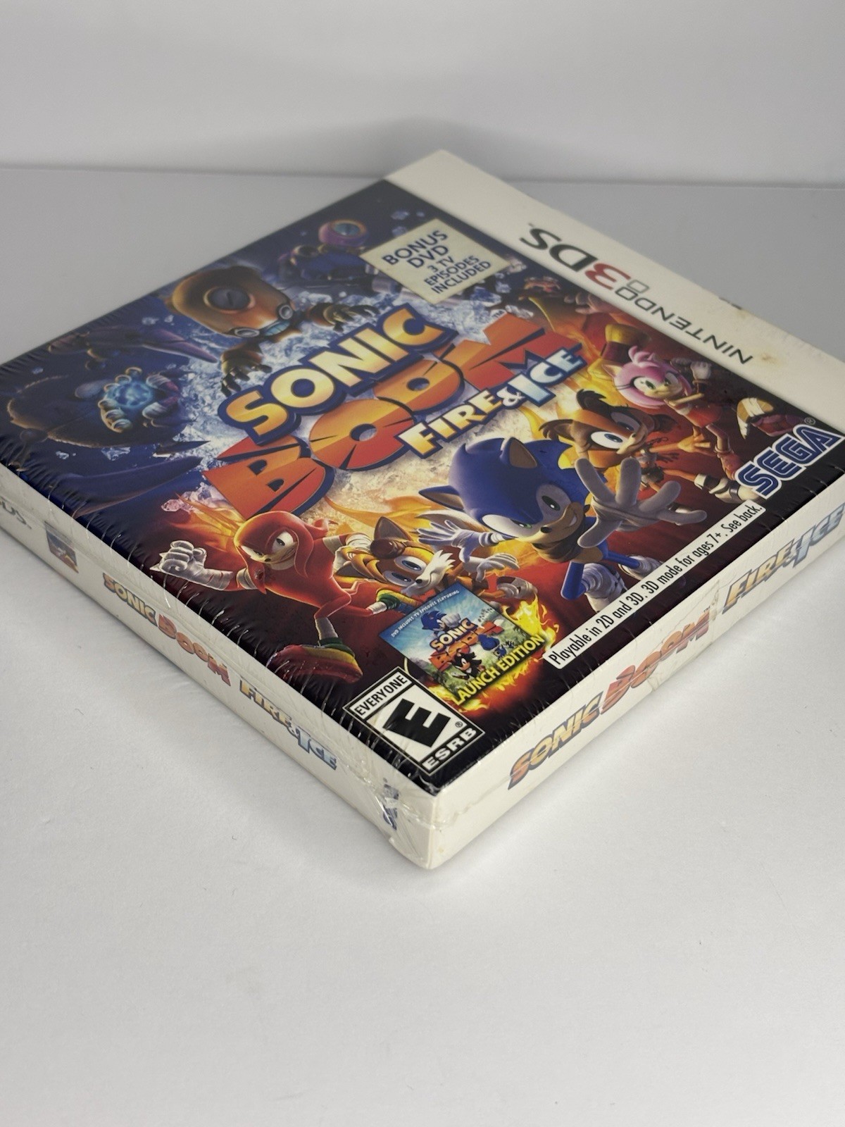 Sonic Boom Fire and Ice – Launch Edition – With Bonus DVD – 3DS NEW