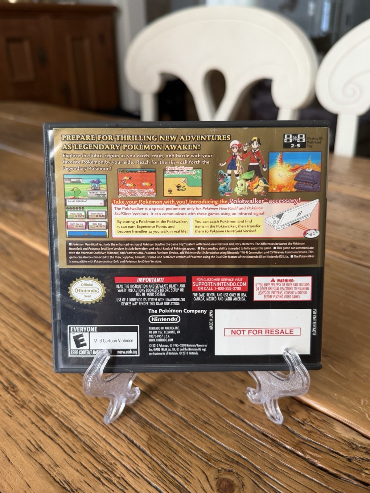 Pokemon HeartGold – Nintendo DS Complete in Box with Manuals- Verified Authentic
