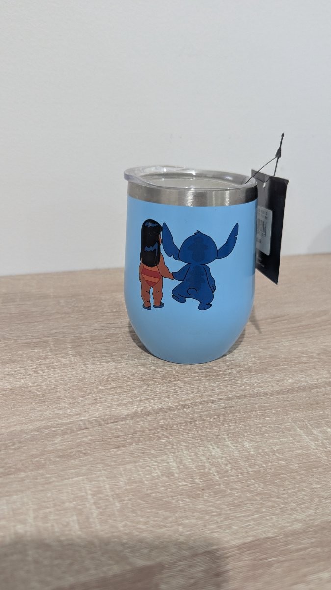 Disney Lilo & Stitch Aloha Stainless Steel Insulated Tumbler Cup with Lid Blue