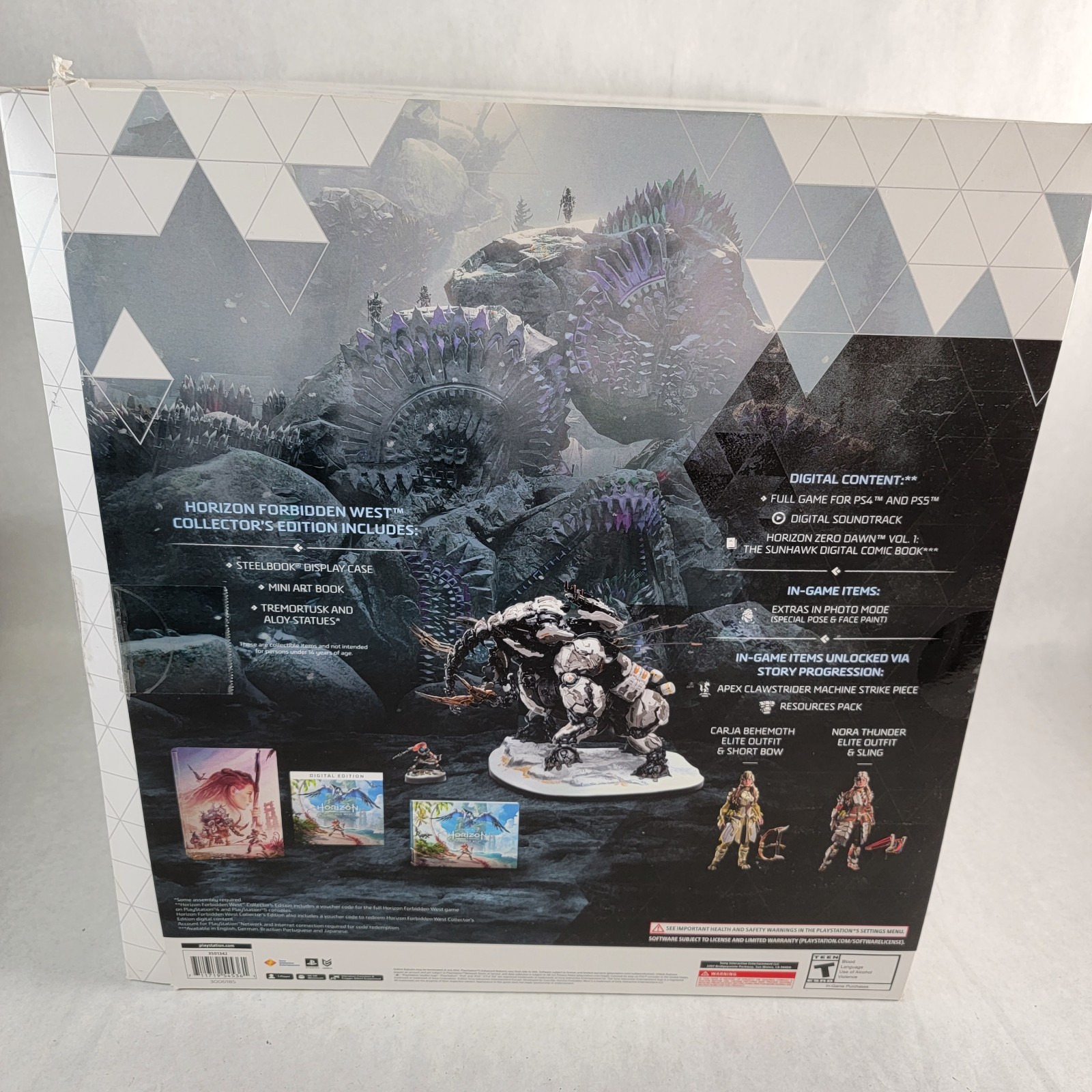 Horizon Forbidden West Collectors Edition Sony PlayStation 5 2022 Packaging Only