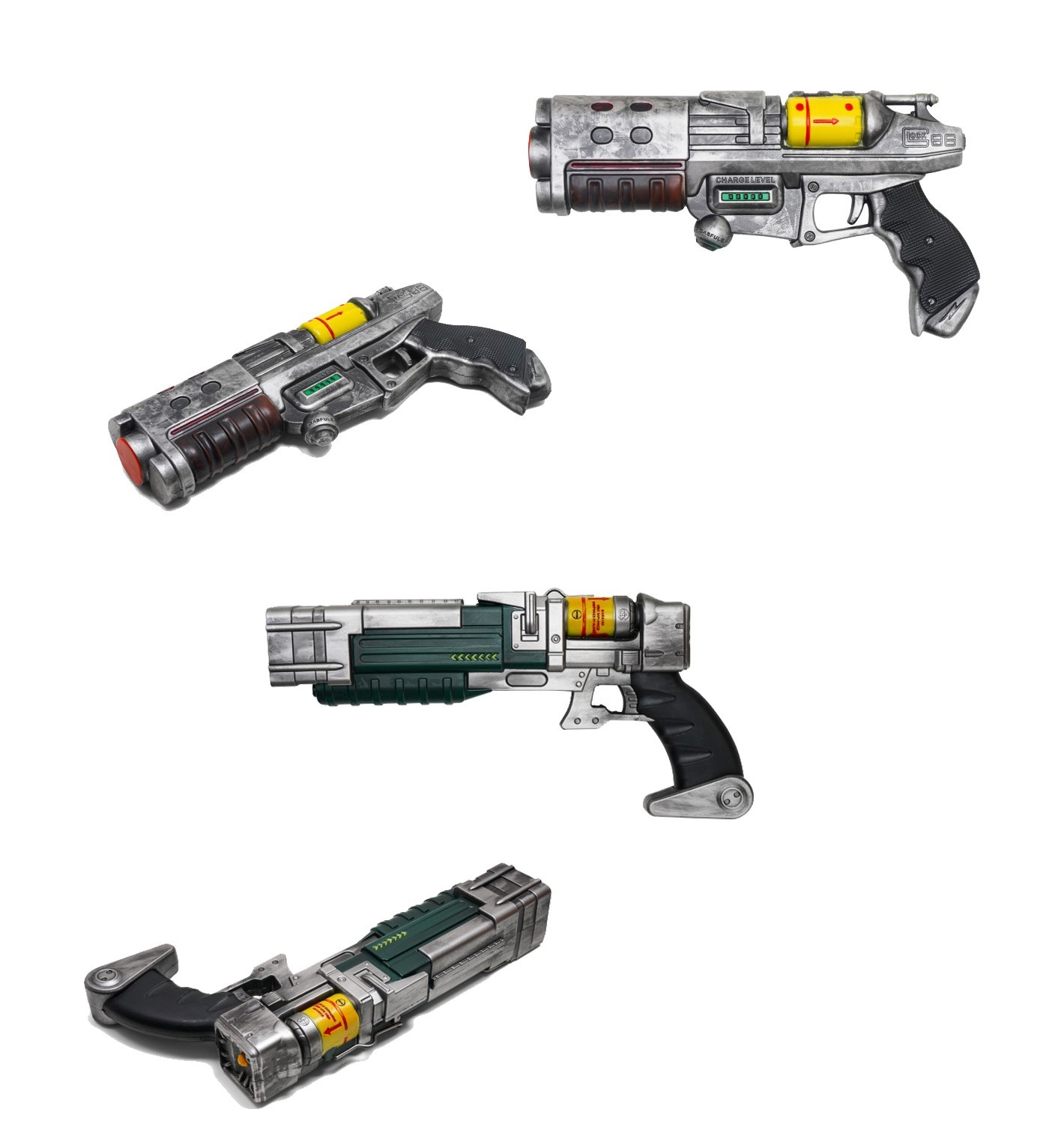 16.5” & 12.5” Fallout 4 Plasma Laser Pistol Replica foam Gun Cosplay Costume Pro