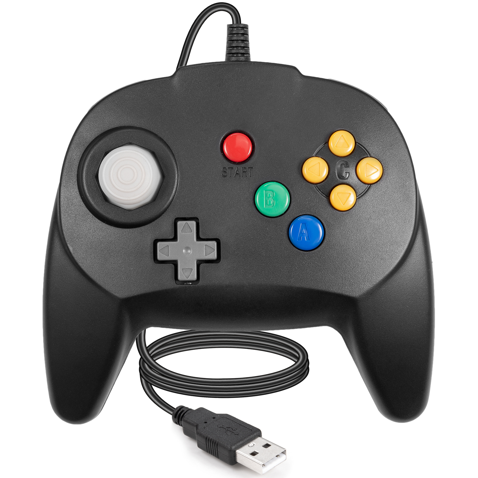 Wired USB Classic N64 Controller Gamepad For PC MAC Raspberry Pi 3 Joystick