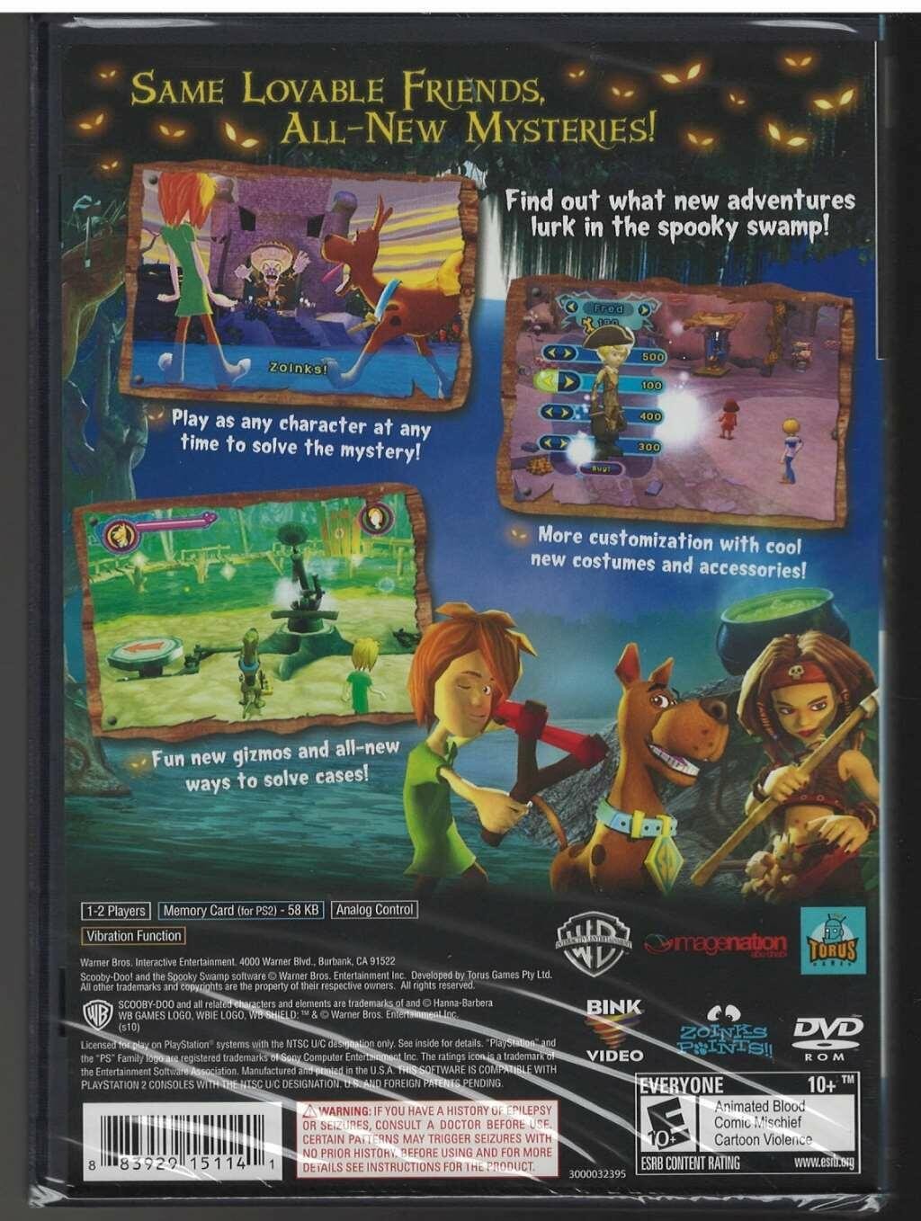 Scooby Doo and the Spooky Swamp PS2 (Brand New Factory Sealed US Version) Playst
