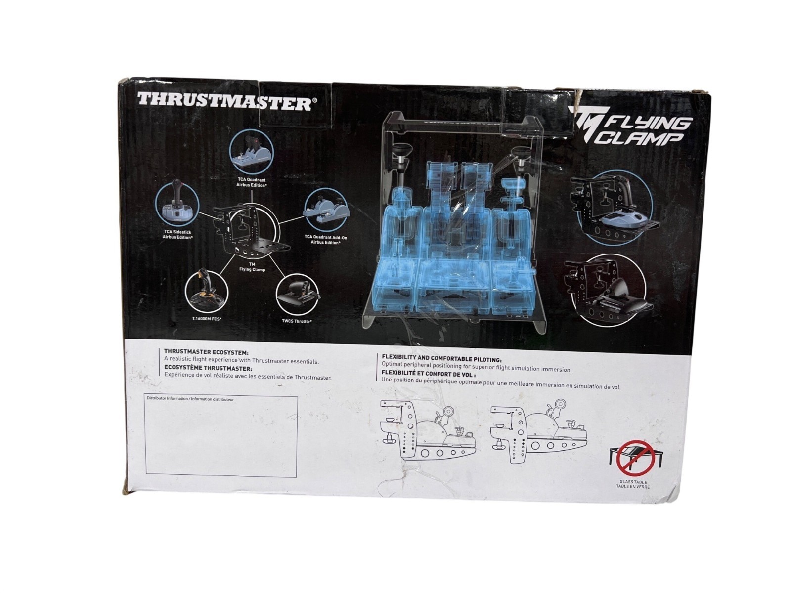 Thrustmaster TM Flying Clamp External Attachment – New, Open Box