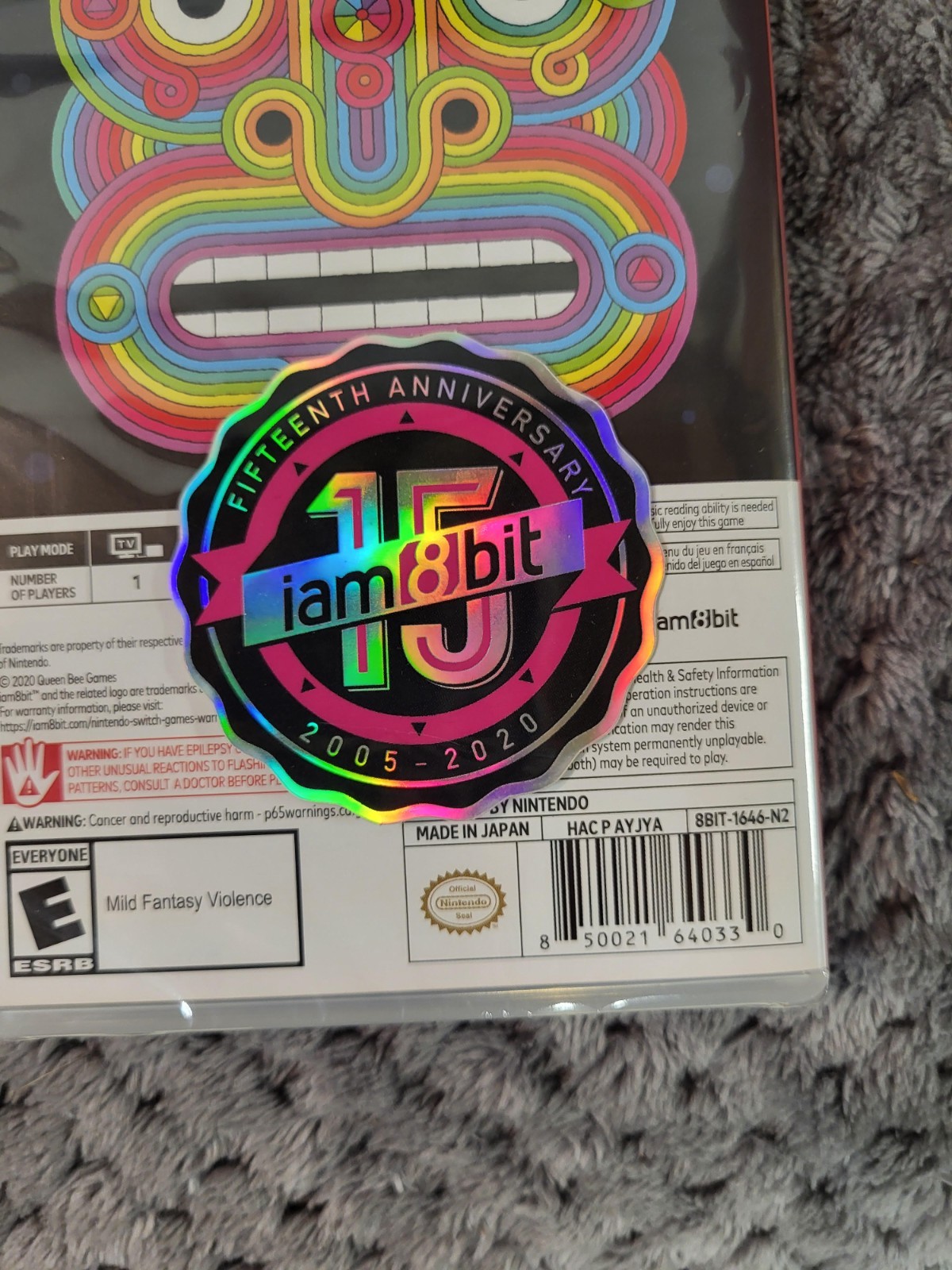 SPINCH-With IAM8BIT Sticker-Brand new-Original packaging