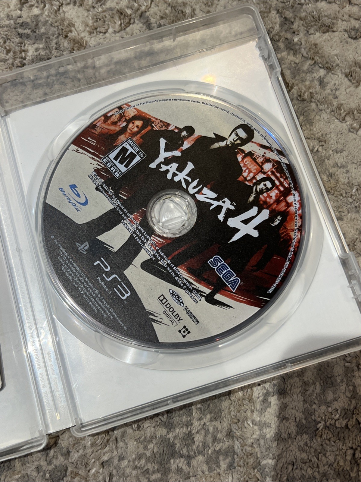 SEGA Yakuza 4 (PS3) Action & Adventure M Mature NTSC-U/C Bonus Content