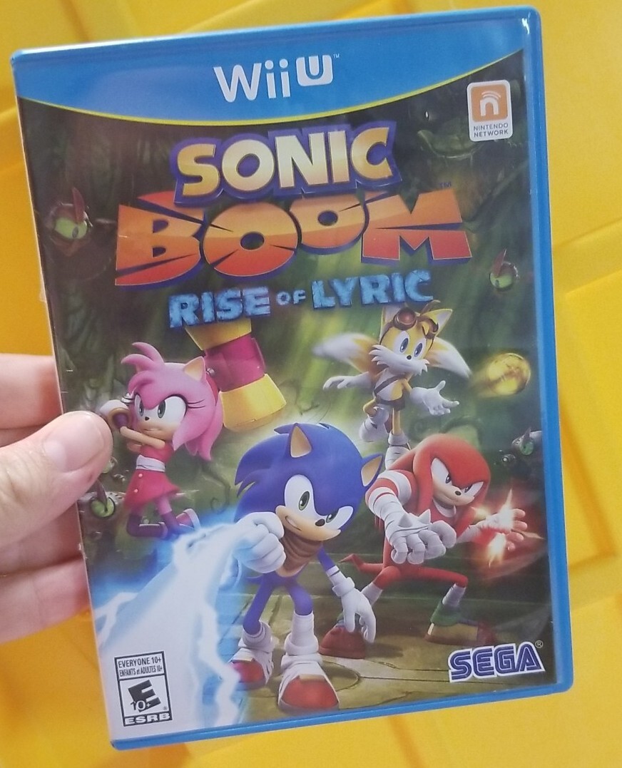 Sonic Boom Rise of Lyric Nintendo Wii U 2014 Game Complete W/ Manual Tested CIB