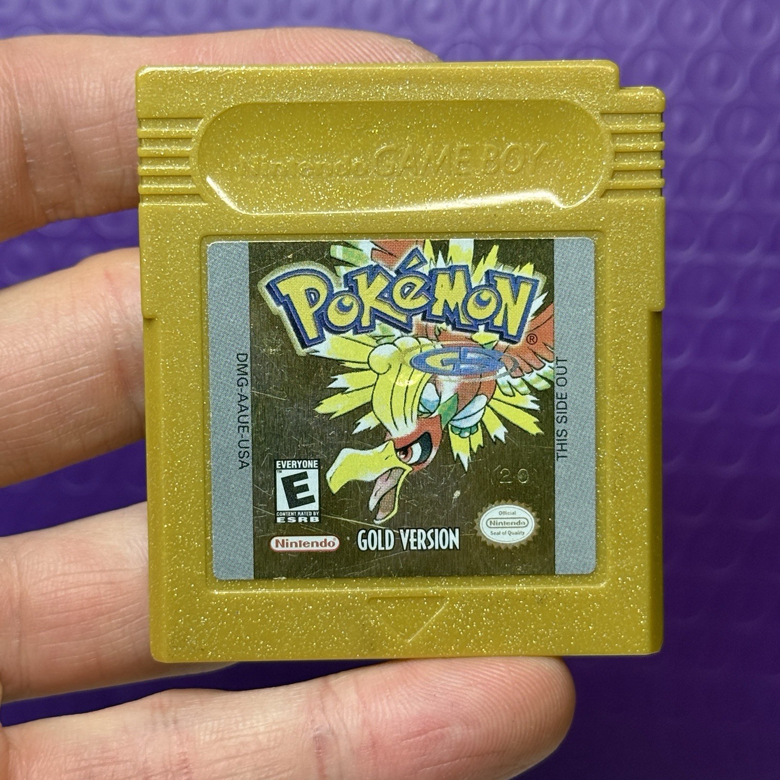 Pokemon Gold Gameboy Color [Authentic – New Save Battery] GBC Cartridge Only