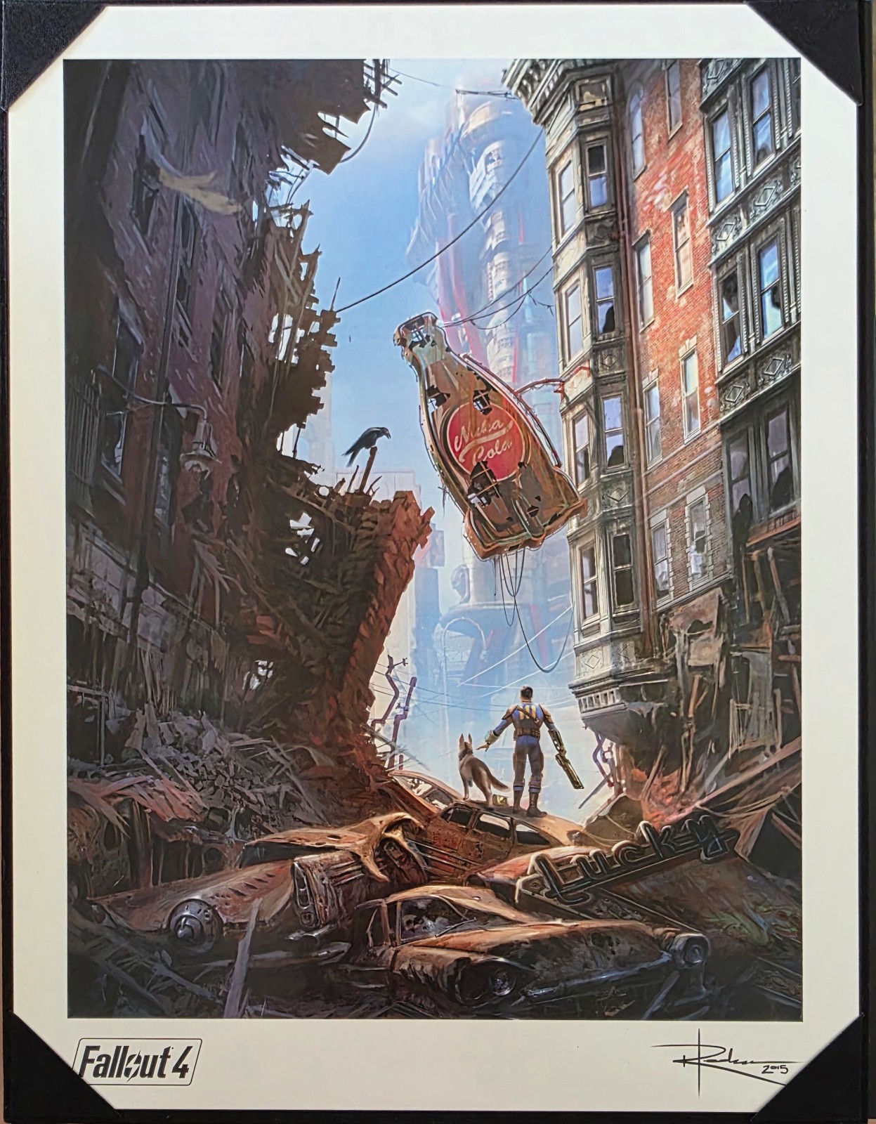 Bethesda The Art of Fallout 4 Hardcover Art Book Dogmeat Vault Dweller 2015
