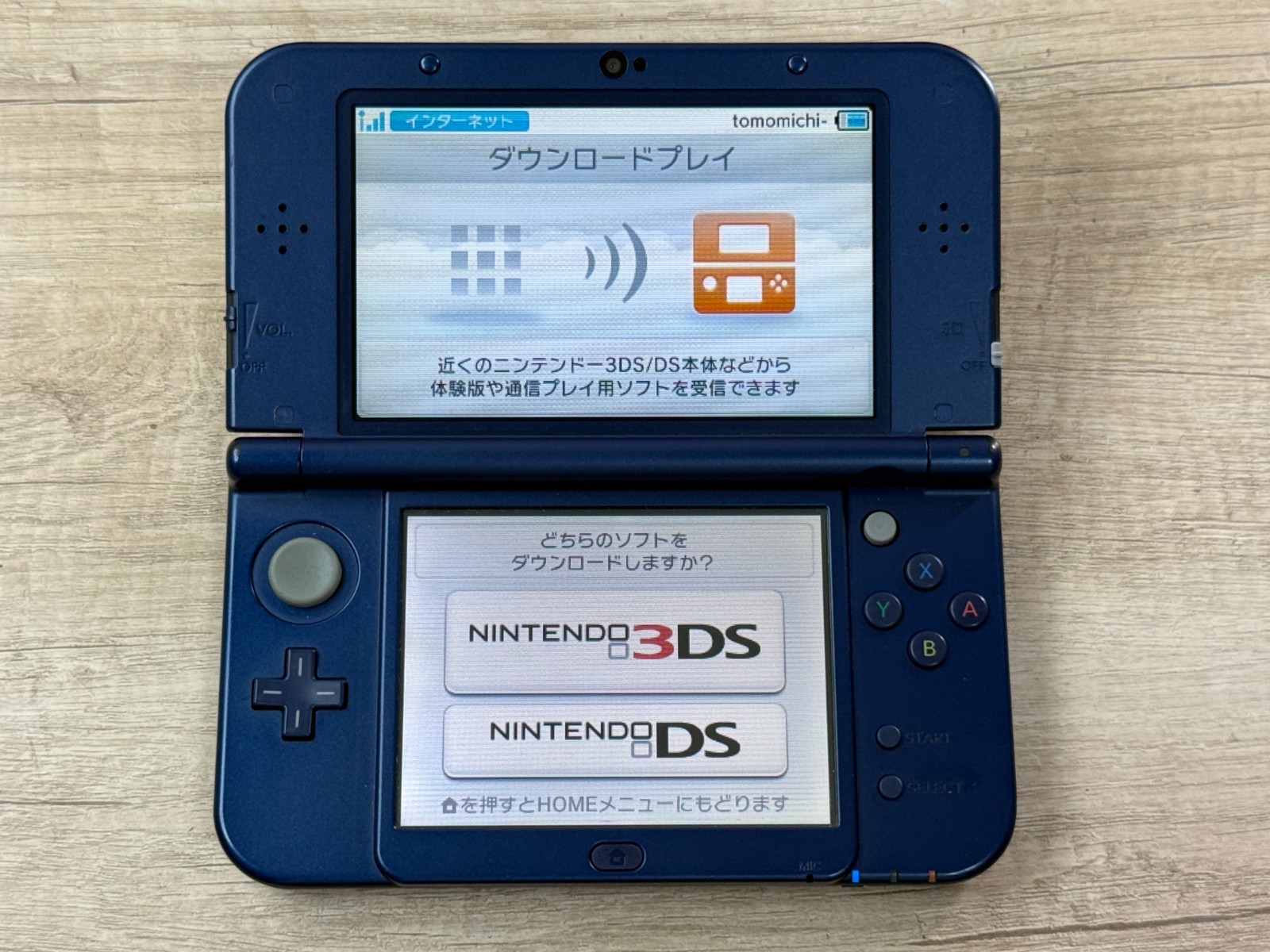 IPS Nintendo New 3DS XL Metallic Blue Console IPS Top Tested R5861