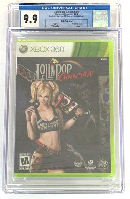 Lollipop Chainsaw Xbox 360 CGC Graded 9.9 A++