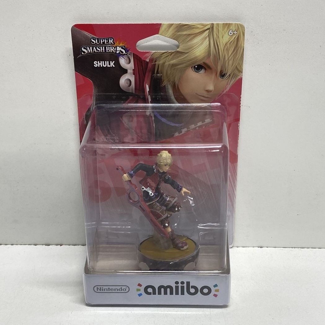Nintendo Amiibo Super Smash Bros Shulk and Dark Pit Lot of 2 Figures Sealed