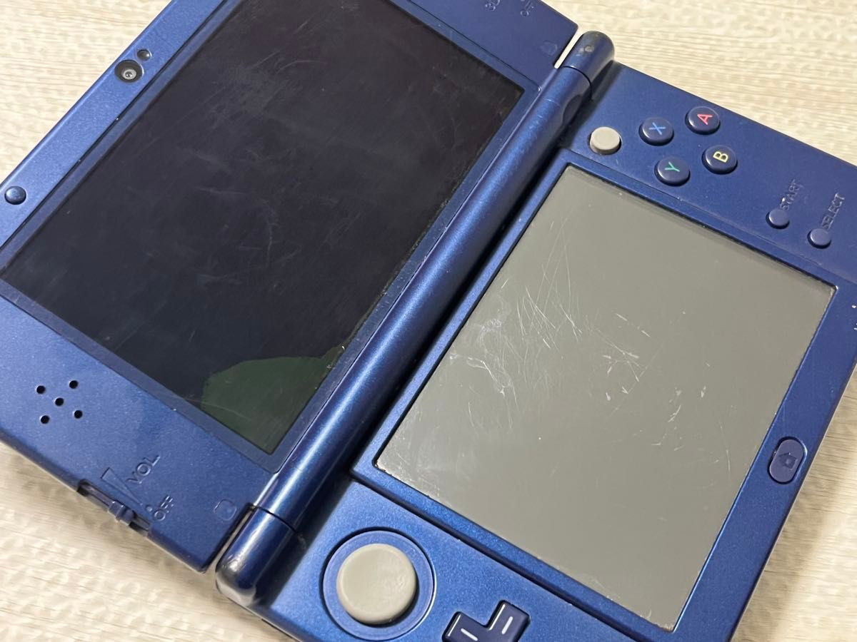 Nintendo New 3DS LL XL Console Metallic Blue Japan Region Locked Tested 0297