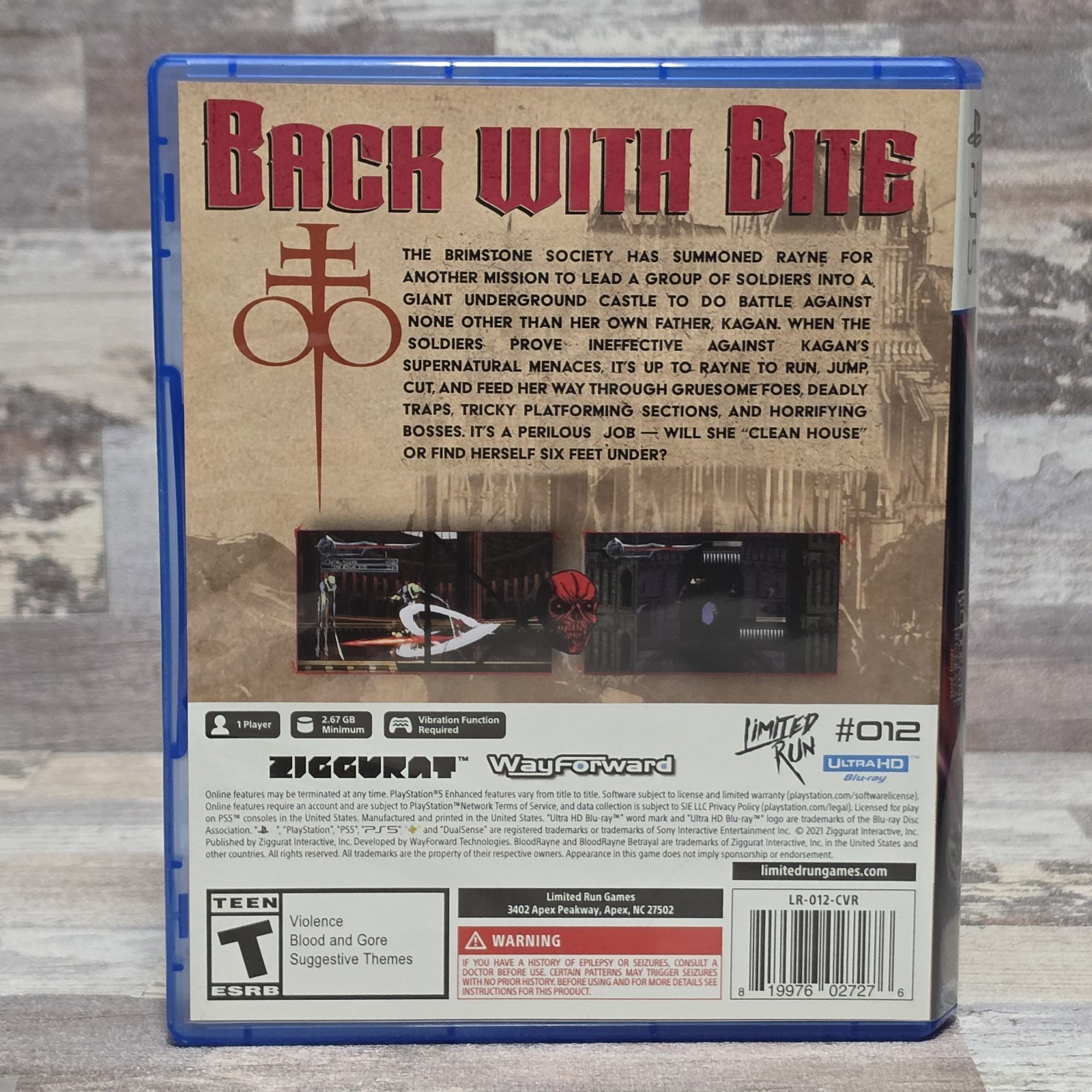 BloodRayne Betrayal: Fresh Bites for PS5 PlayStation 5 Limited Run #12