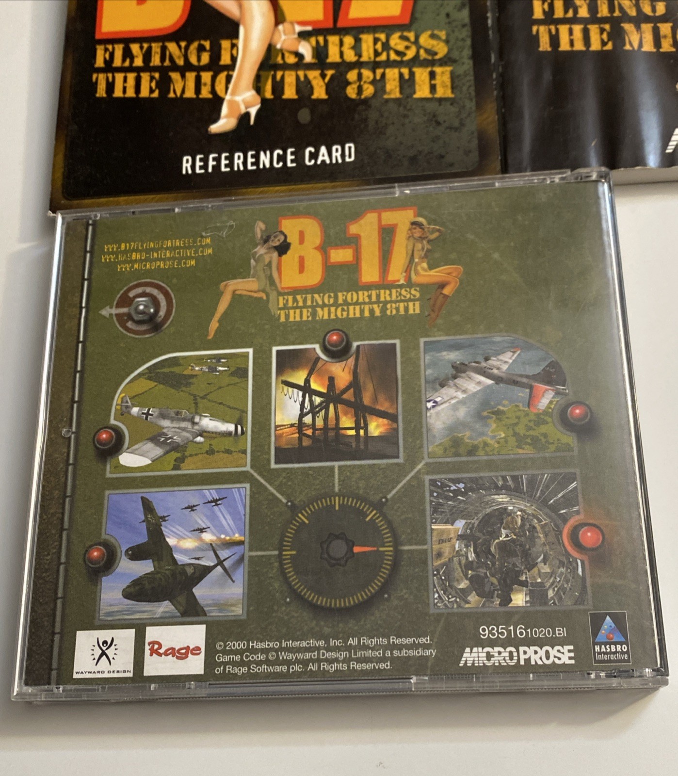 B-17 Flying Fortress: The Mighty 8th Big Box CD PC Game Complete 2001
