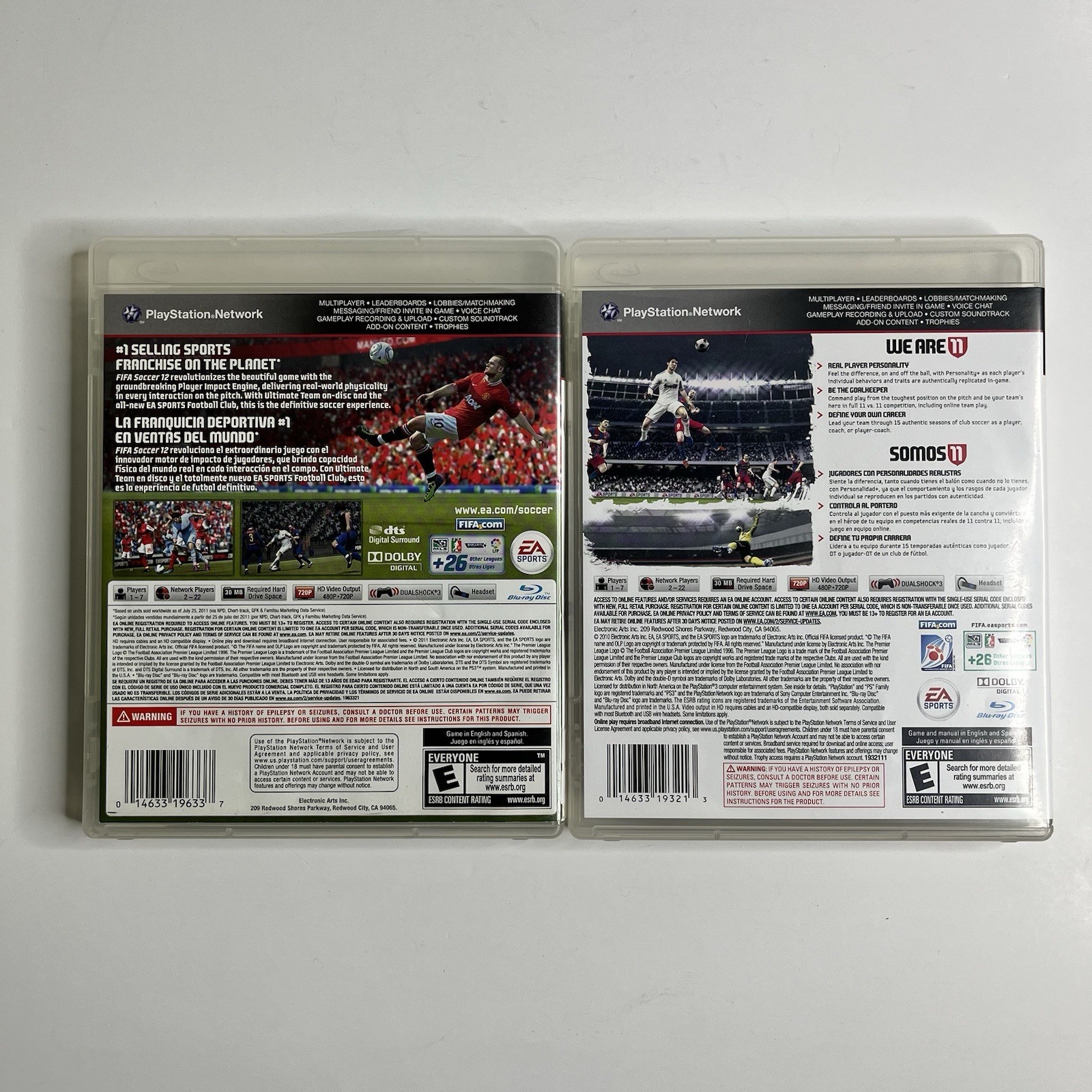 FIFA Soccer 12 & FIFA Soccer 11 PS3 PlayStation 3 EA Sports – TESTED