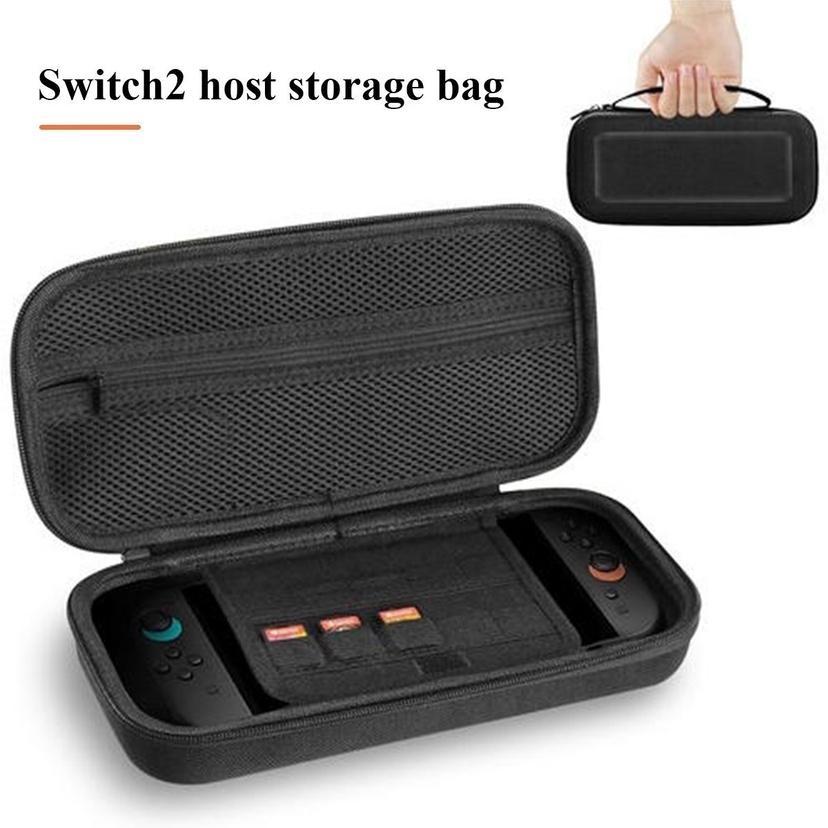 Portable Carrying Case Hard Shell Pouch Travel Game Bag for Nintendo Switch 2